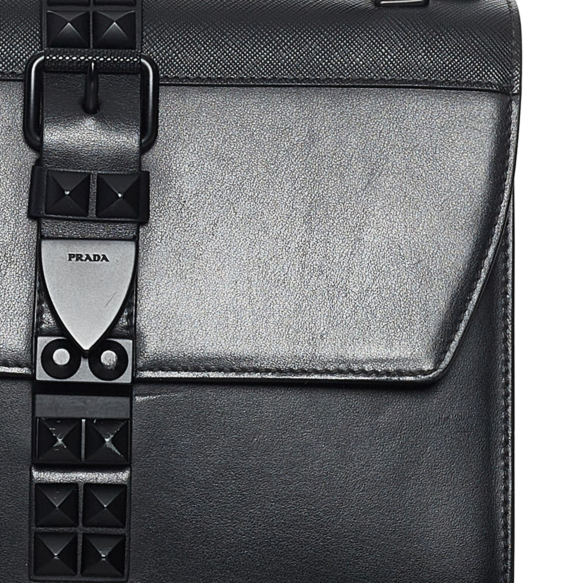 Prada Elektra Leather Satchel (SHG-28271)