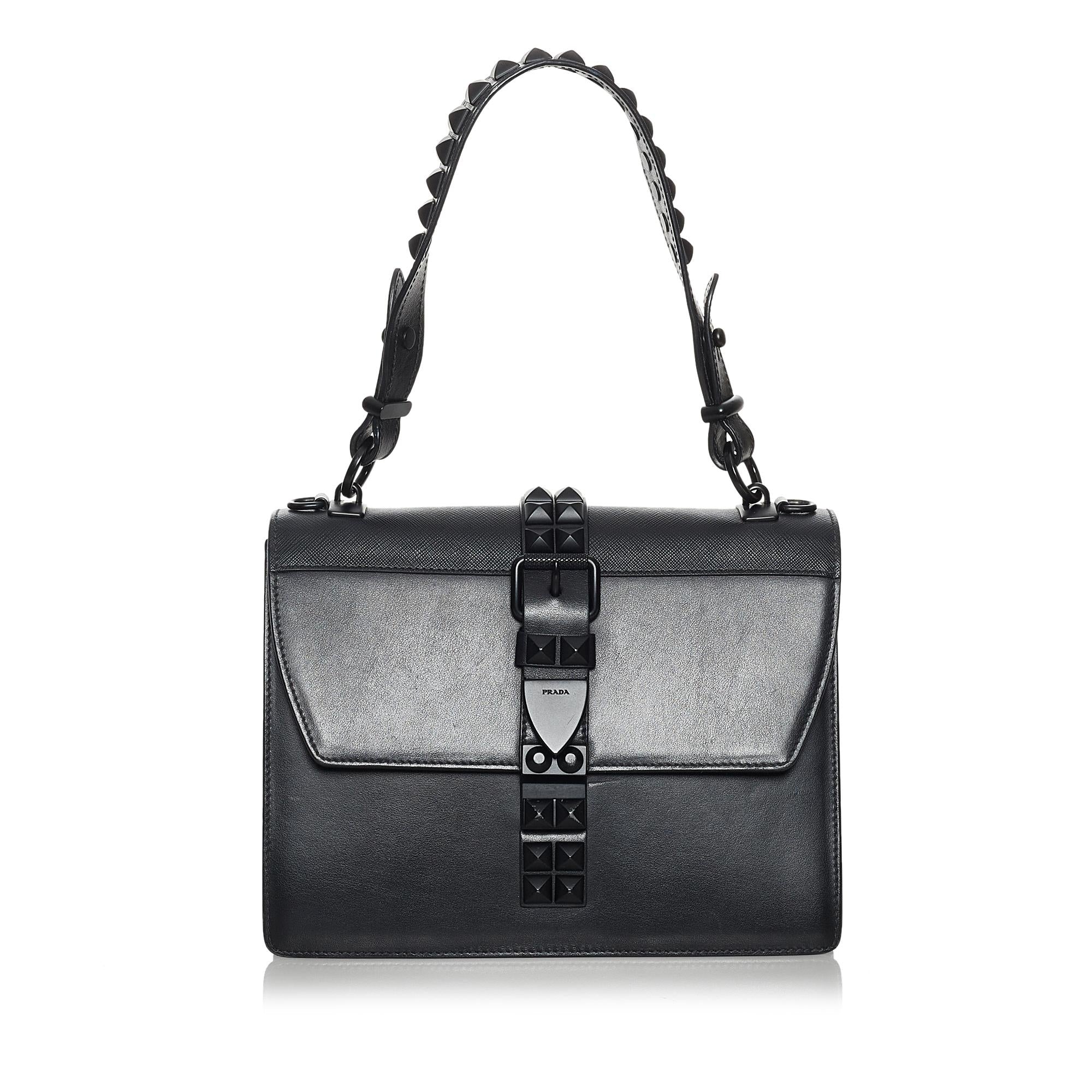 Prada Elektra Leather Satchel (SHG-28271)