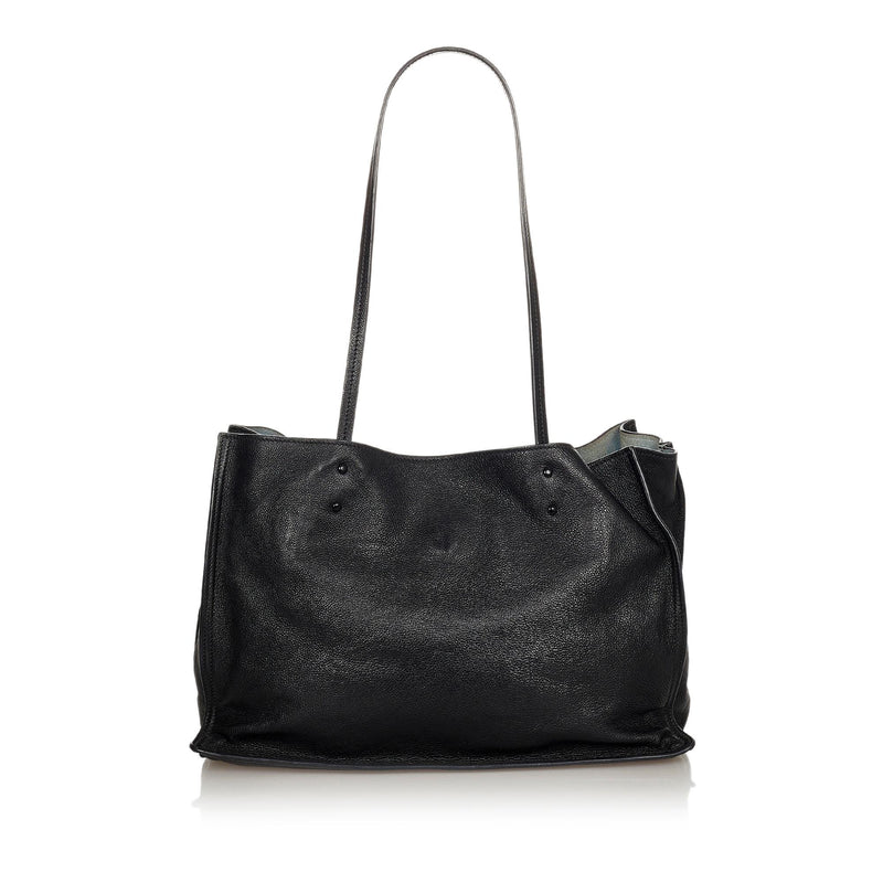 Prada Etiquette Leather Tote Bag (SHG-24647)