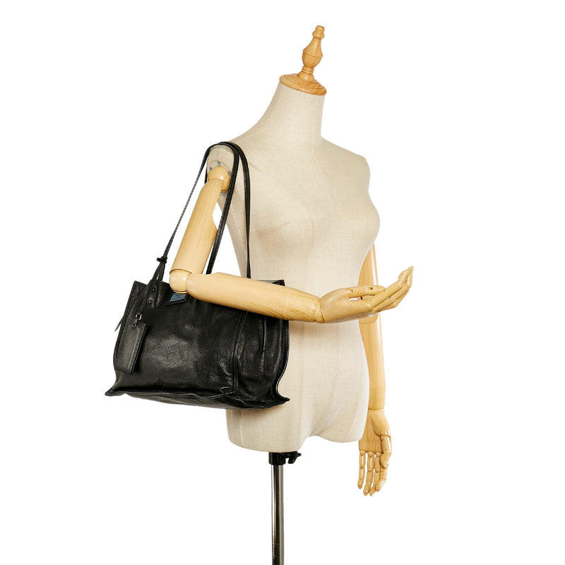 Prada Etiquette Leather Tote Bag (SHG-24647)