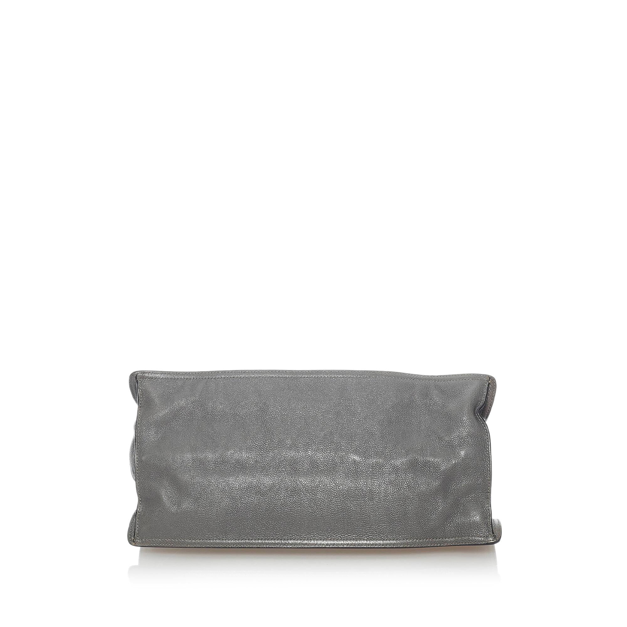 Prada Etiquette Leather Tote Bag (SHG-32088)