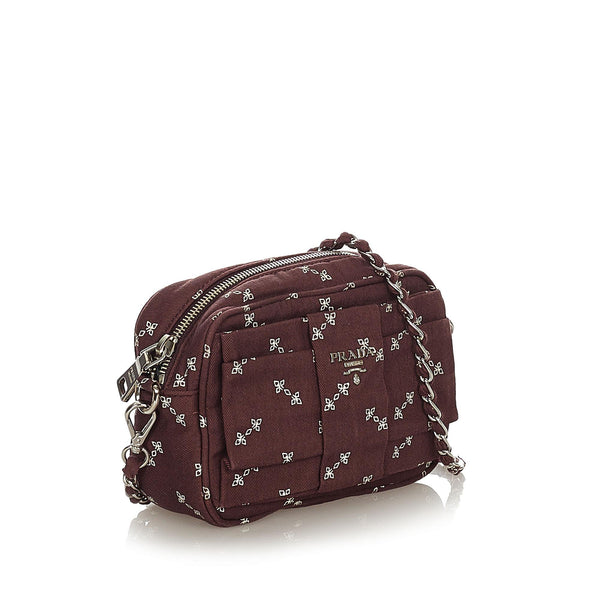 Prada Fiocco Bow Tessuto Crossbody Bag (SHG-28658) – LuxeDH