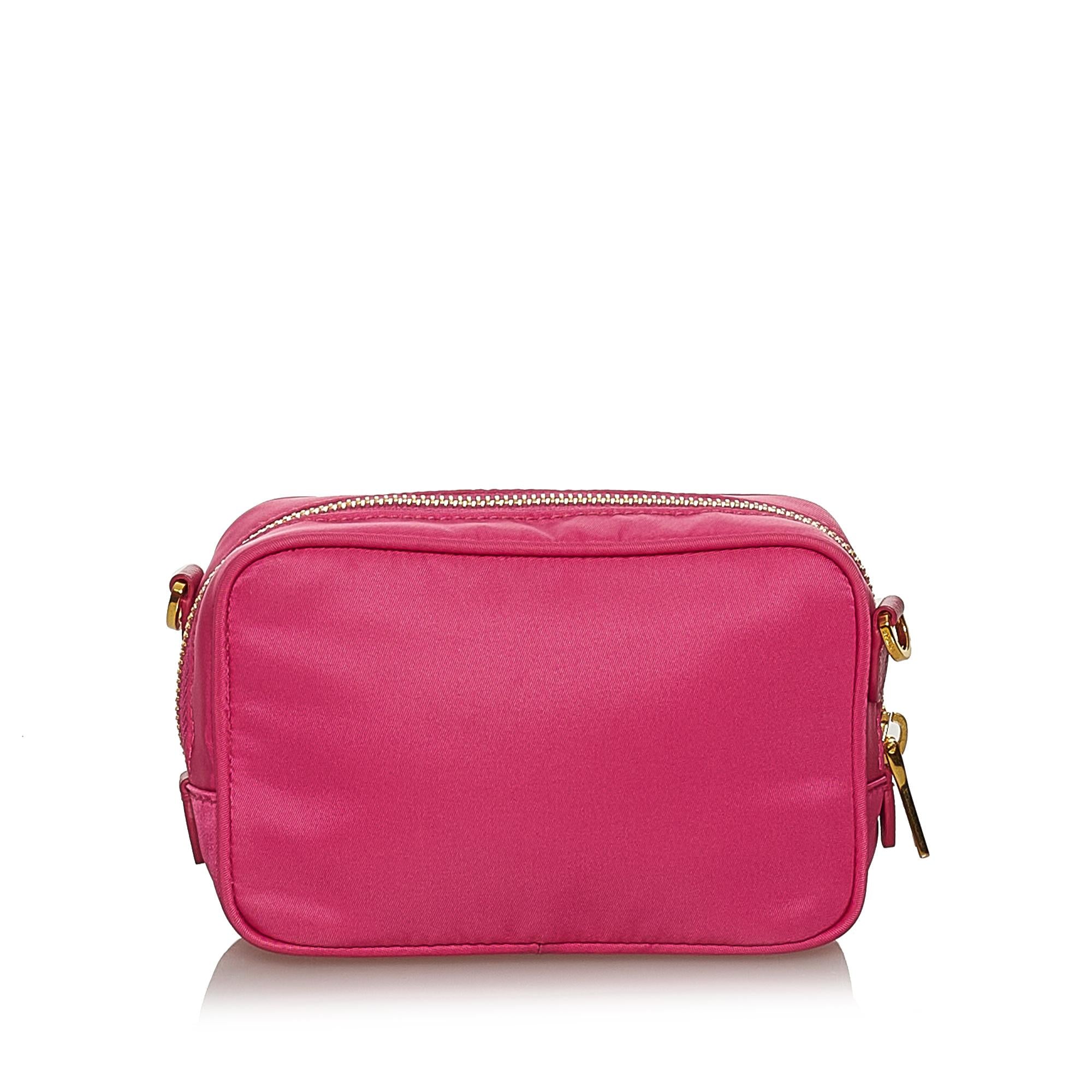 Prada Fiocco Bow Tessuto Crossbody Bag (SHG-28658)