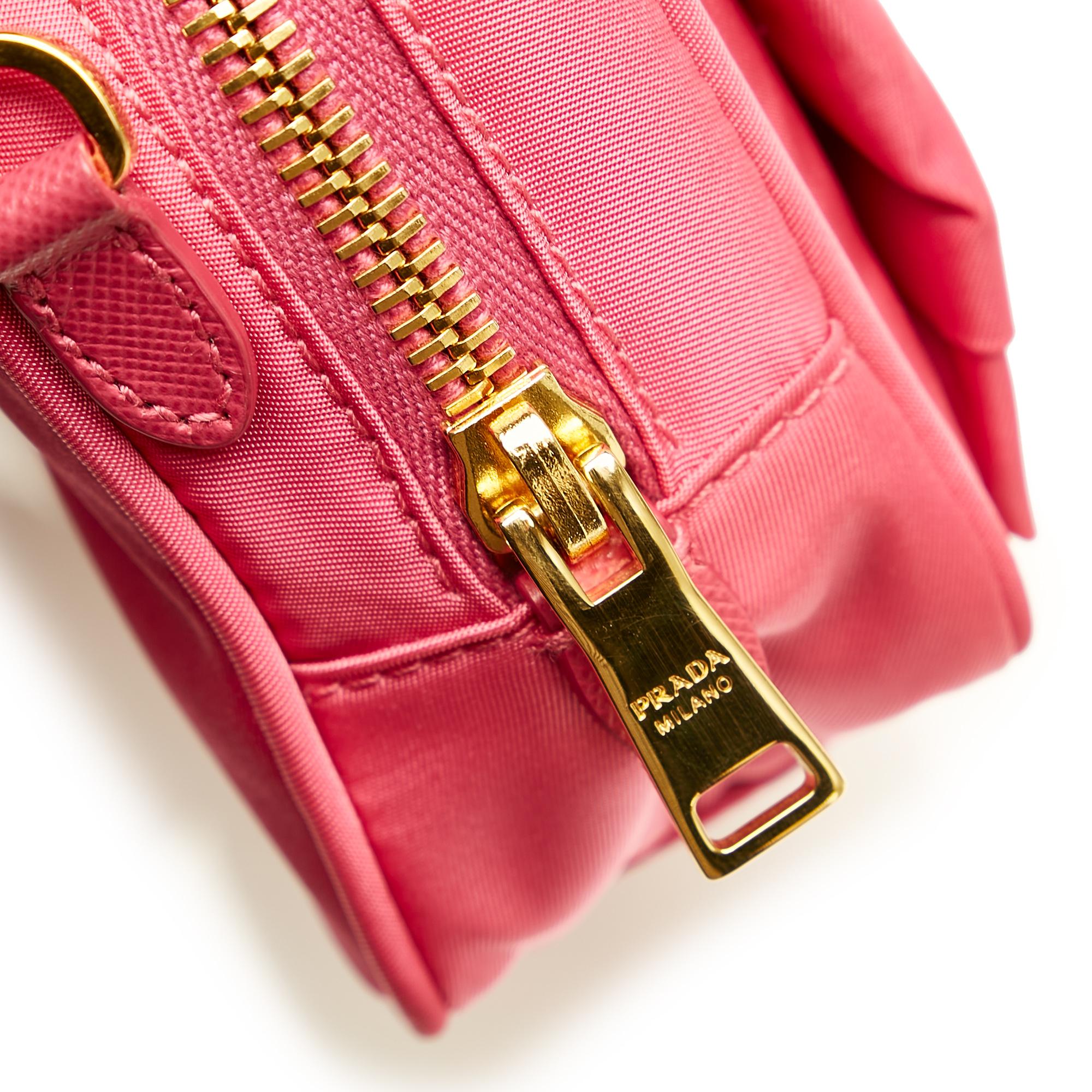 Prada Fiocco Bow Tessuto Crossbody Bag (SHG-28658)