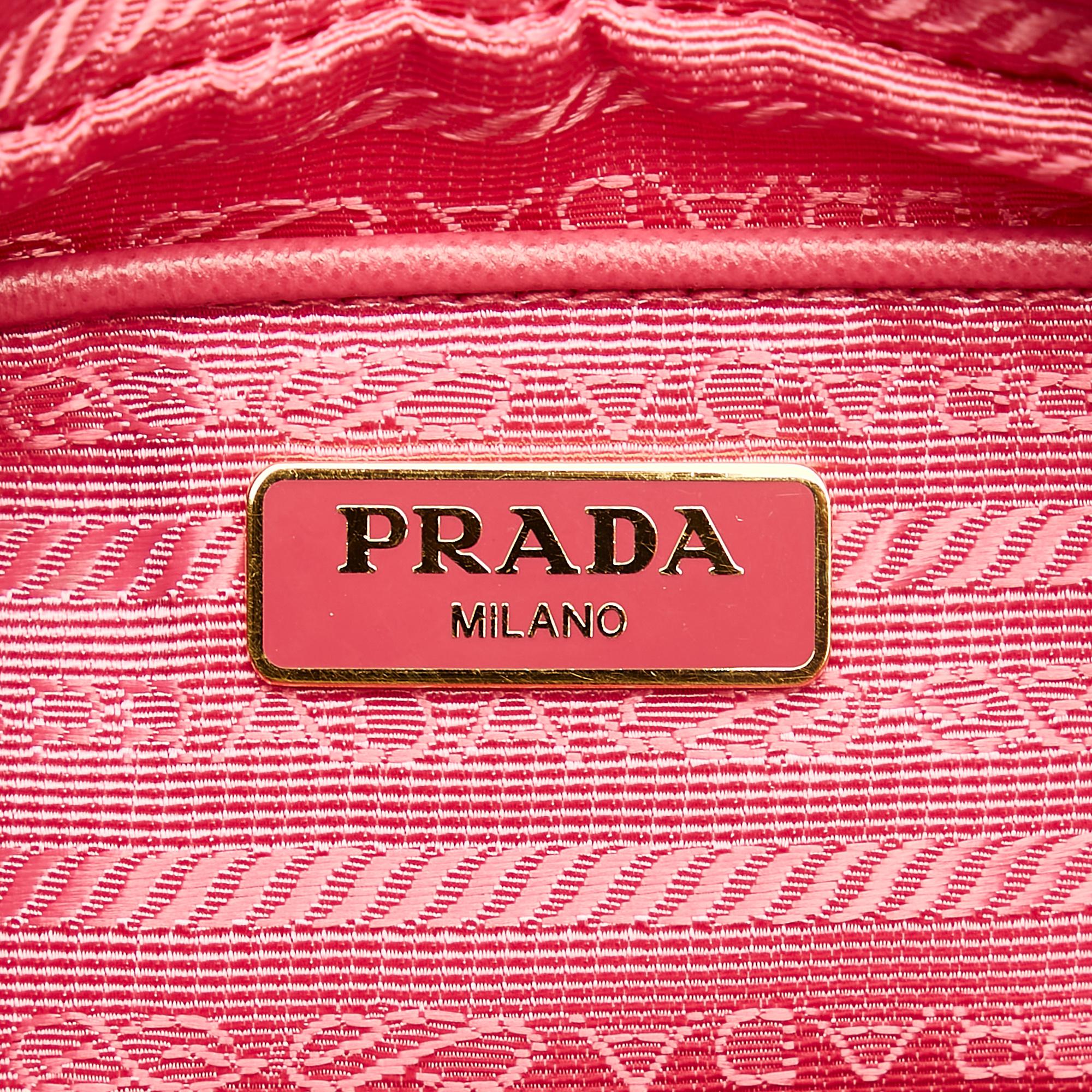 Prada Fiocco Bow Tessuto Crossbody Bag (SHG-28658)