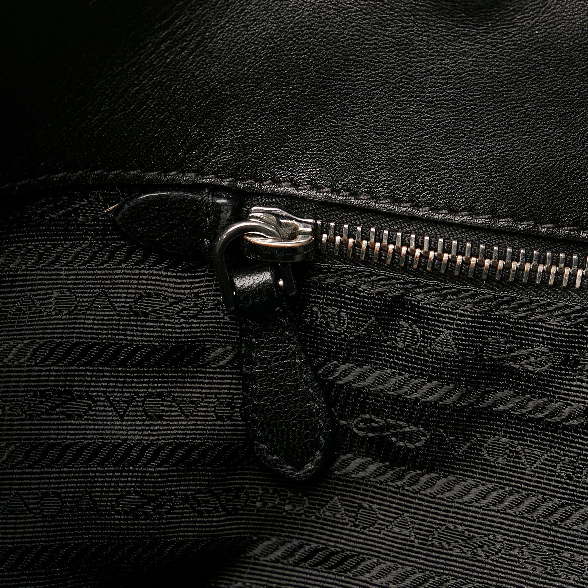 Prada Fiocco Bow Tessuto Handbag (SHG-29509)