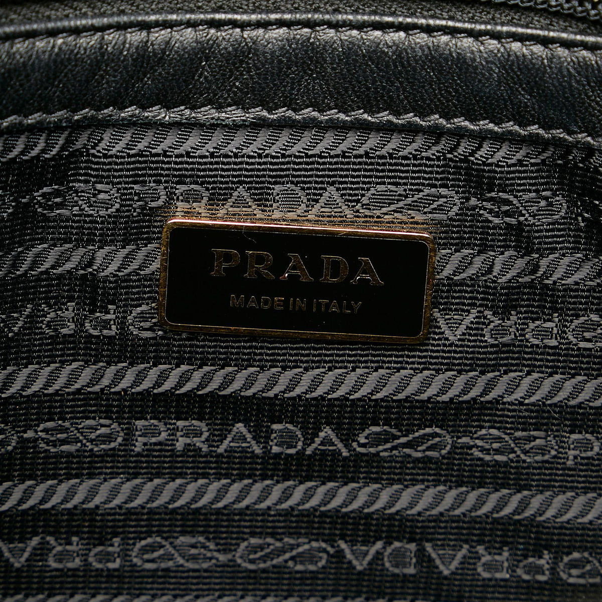 Prada Fiocco Bow Tessuto Tote Bag (SHG-25824)