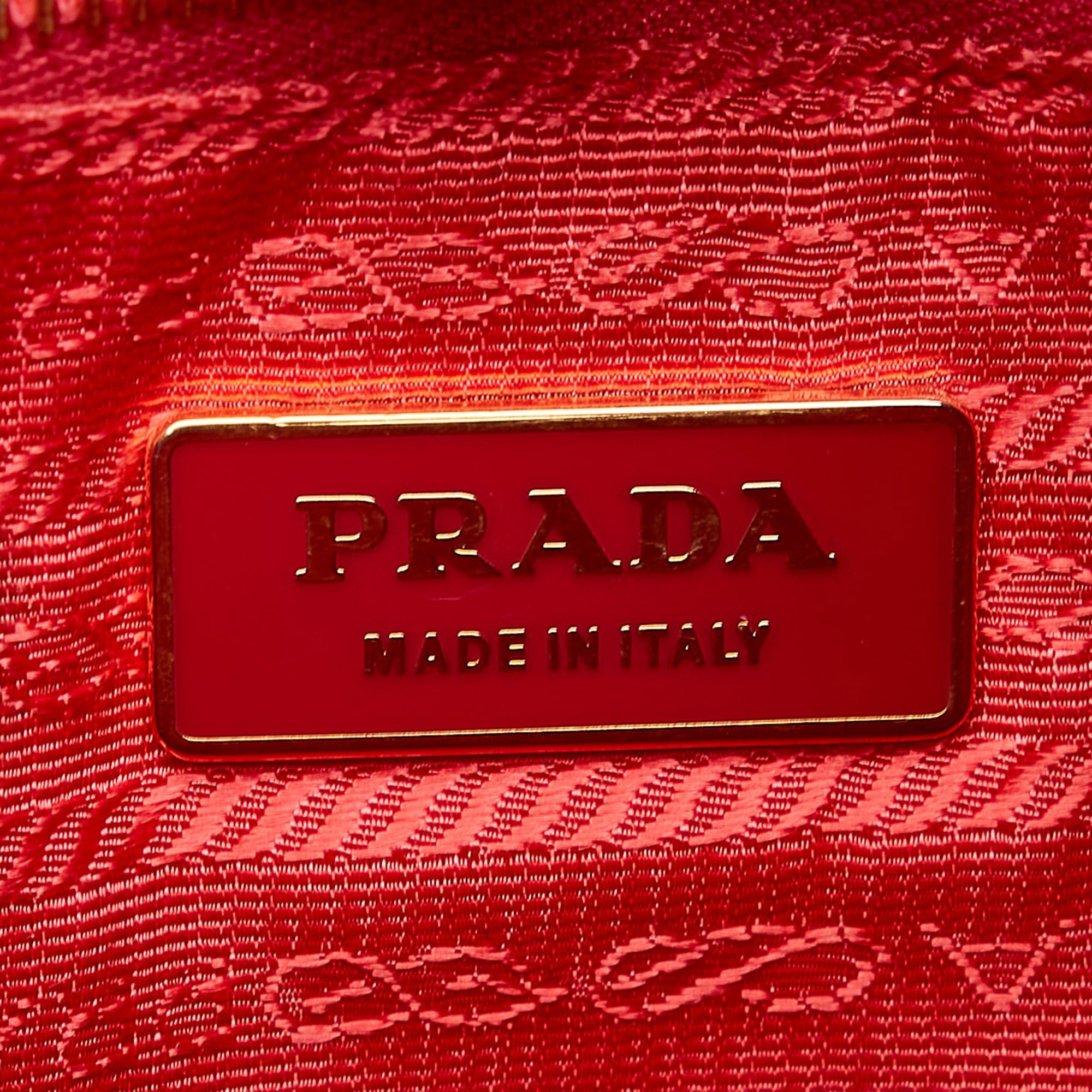 Prada Fiocco Bow Tessuto Tote Bag (SHG-32673)