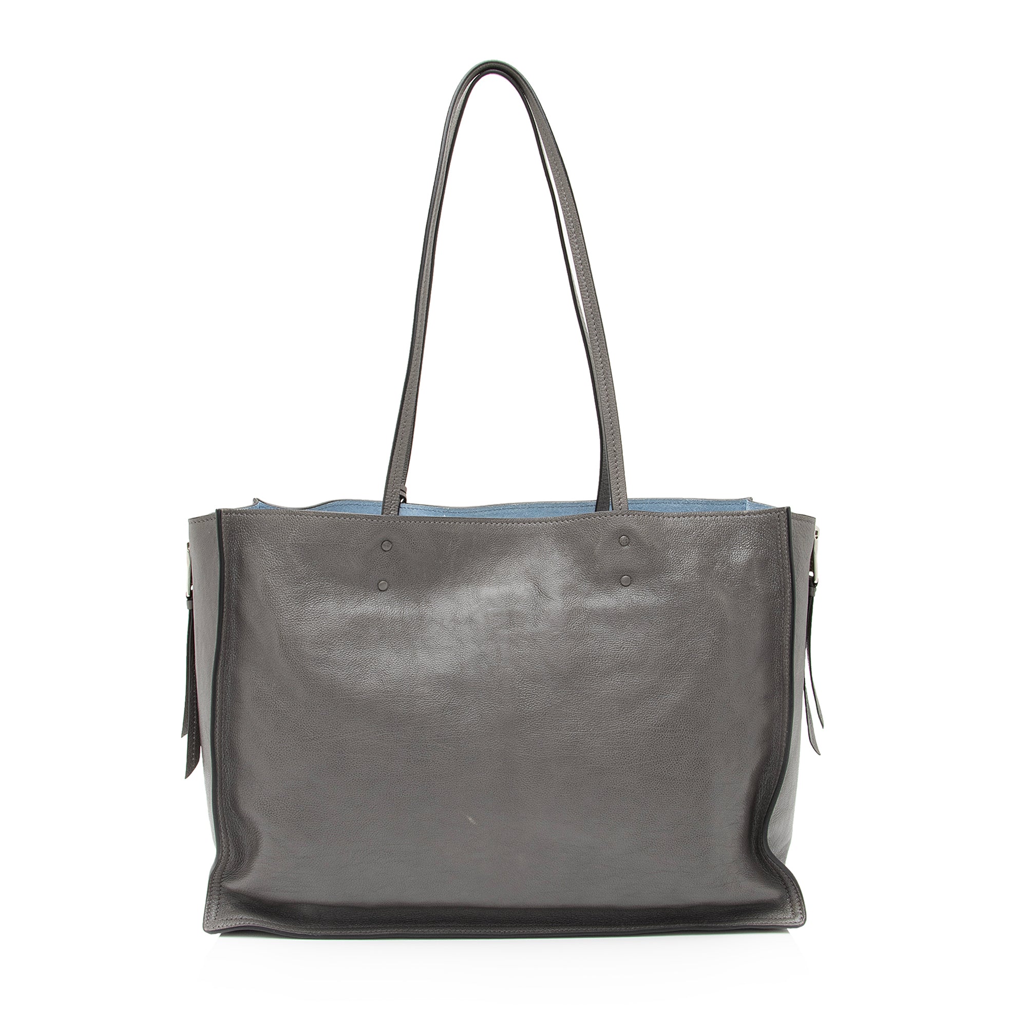 Prada Glace Calf Etiquette Tote (SHF-ylRJkw)