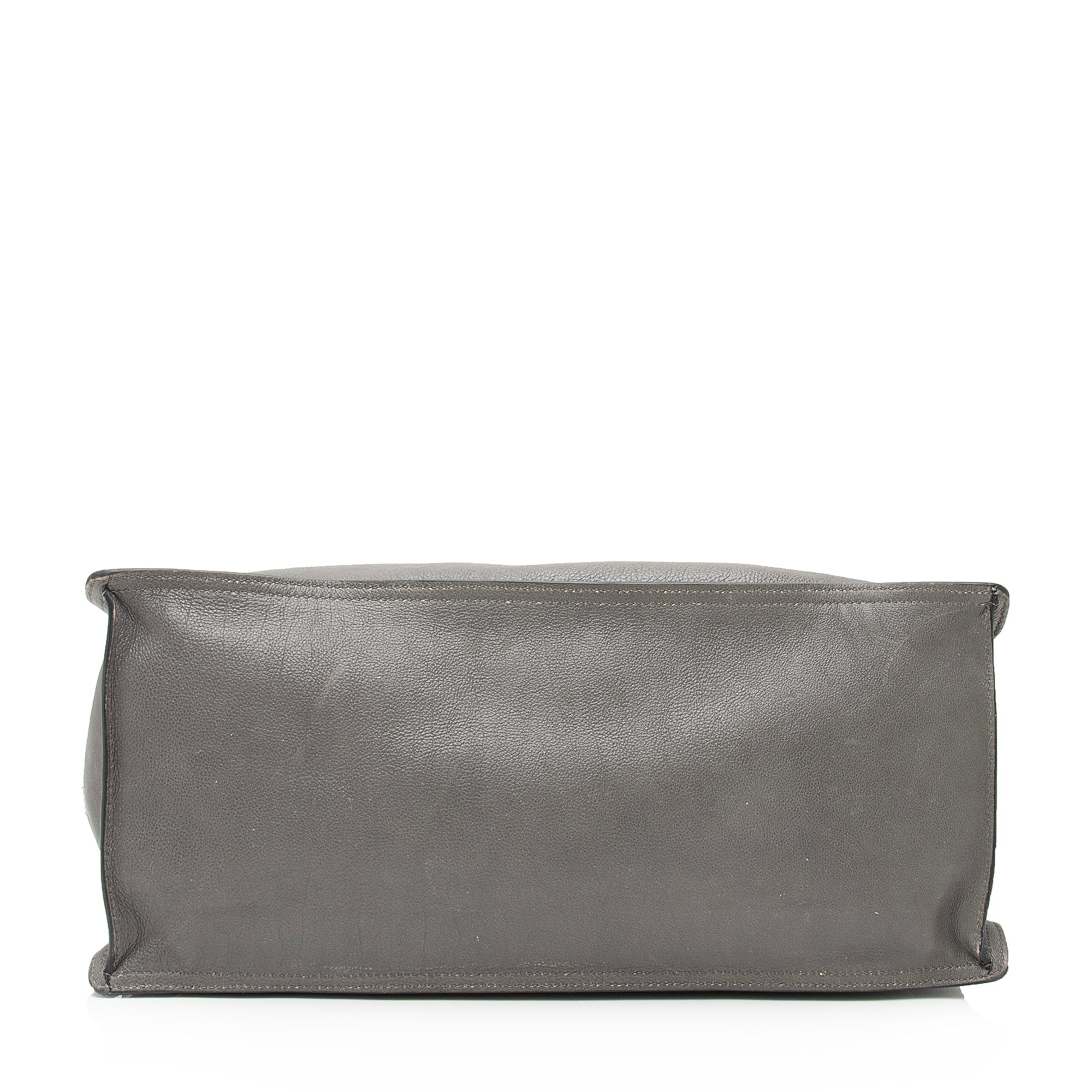 Prada Glace Calf Etiquette Tote (SHF-ylRJkw)