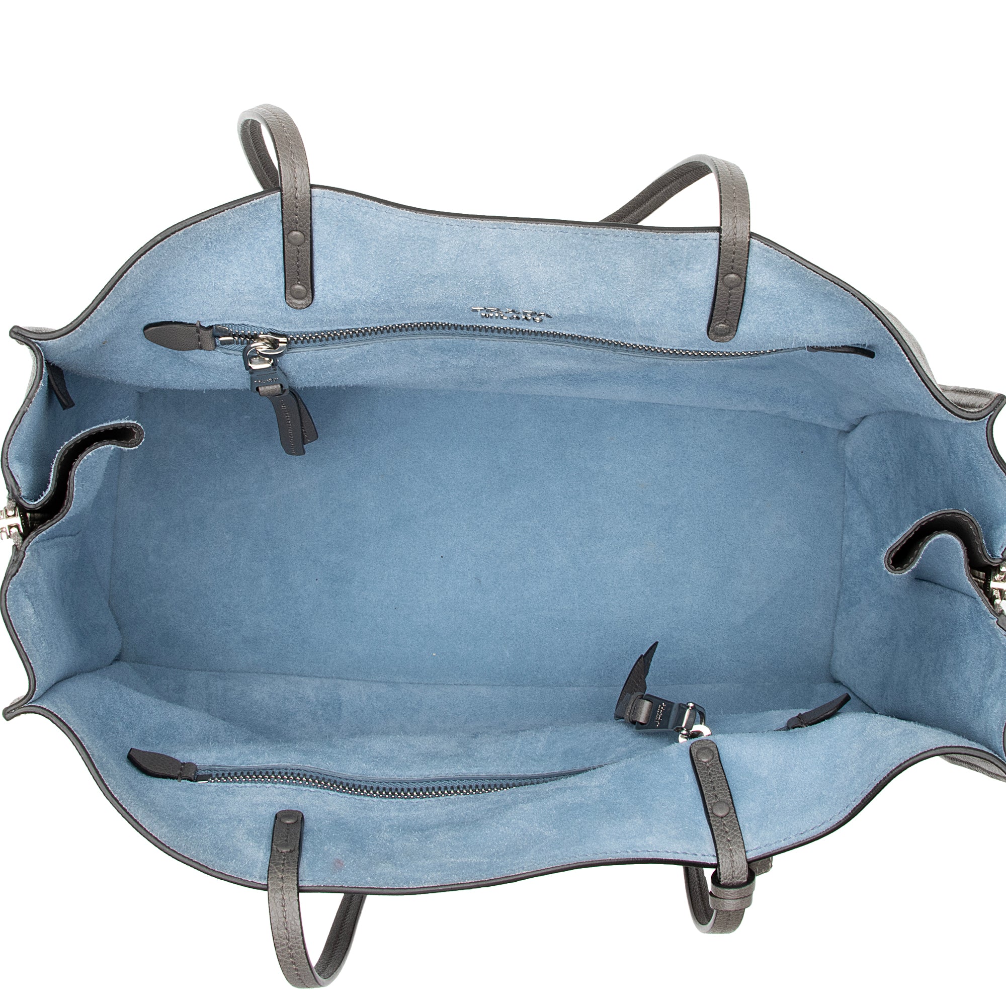 Prada Glace Calf Etiquette Tote (SHF-ylRJkw)