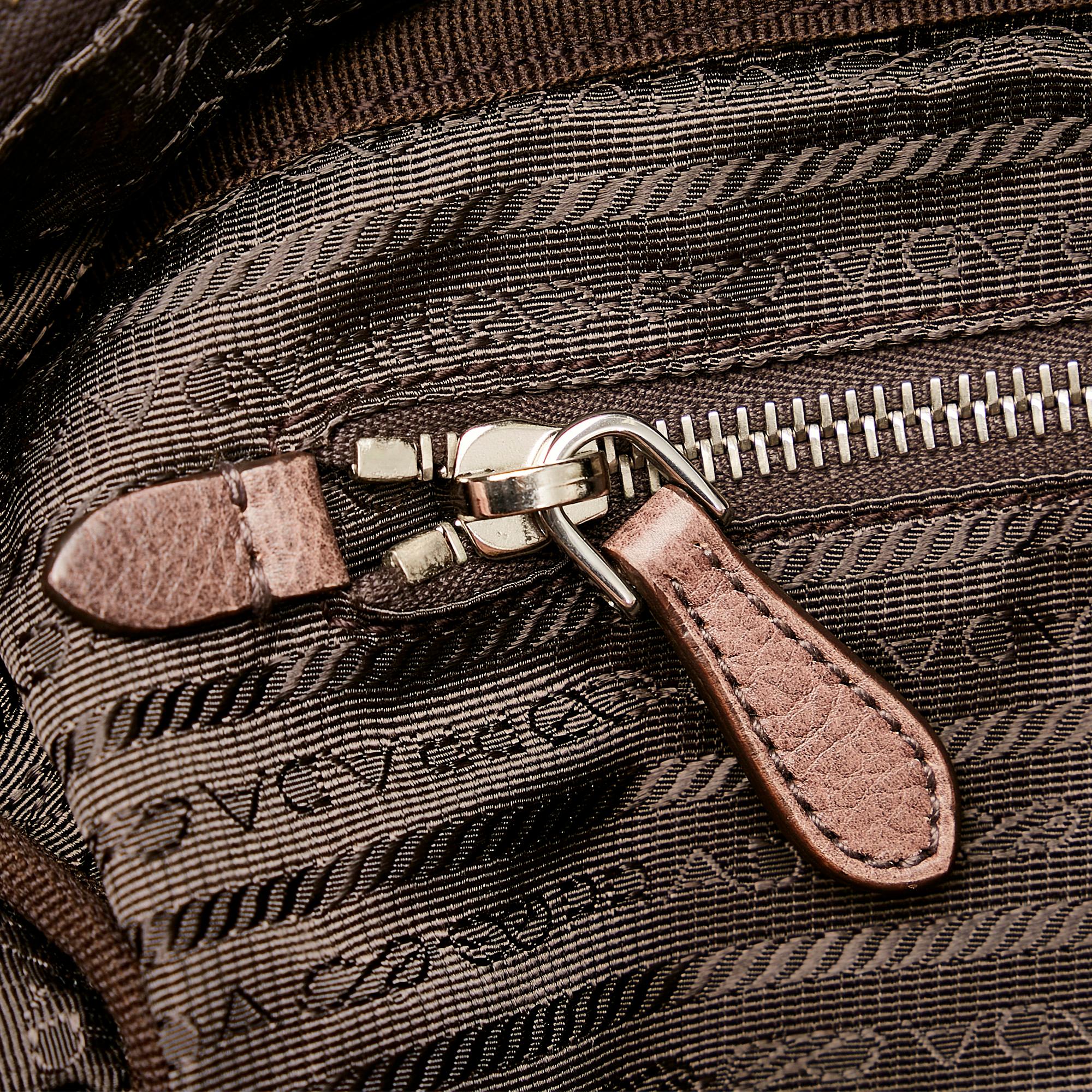 Prada Glace Calf Ombre Leather Handbag (SHG-29524)