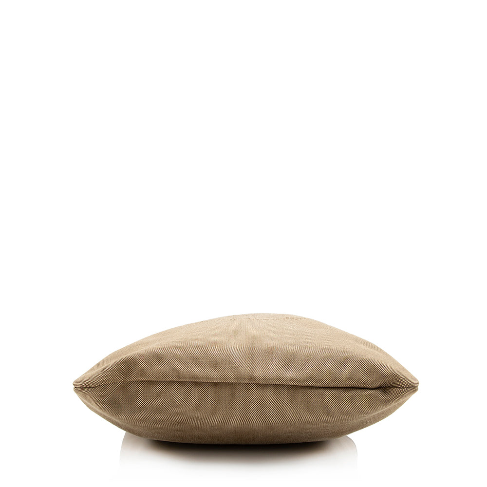 Prada Canvas Jacquard Logo Messenger Bag (SHF-17122)