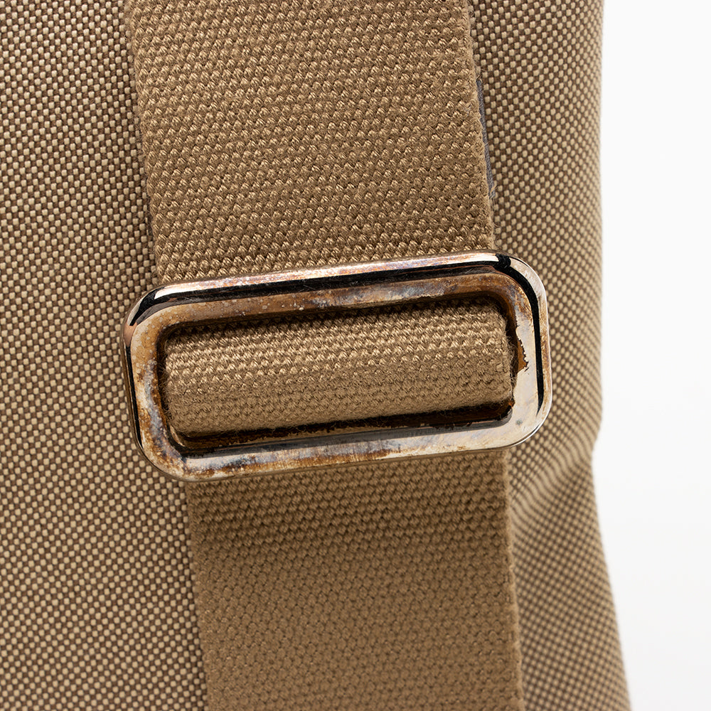 Prada Canvas Jacquard Logo Messenger Bag (SHF-17122)