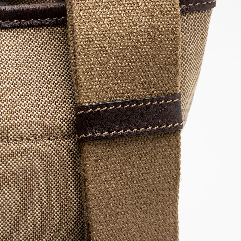 Prada Canvas Jacquard Logo Messenger Bag (SHF-17122)