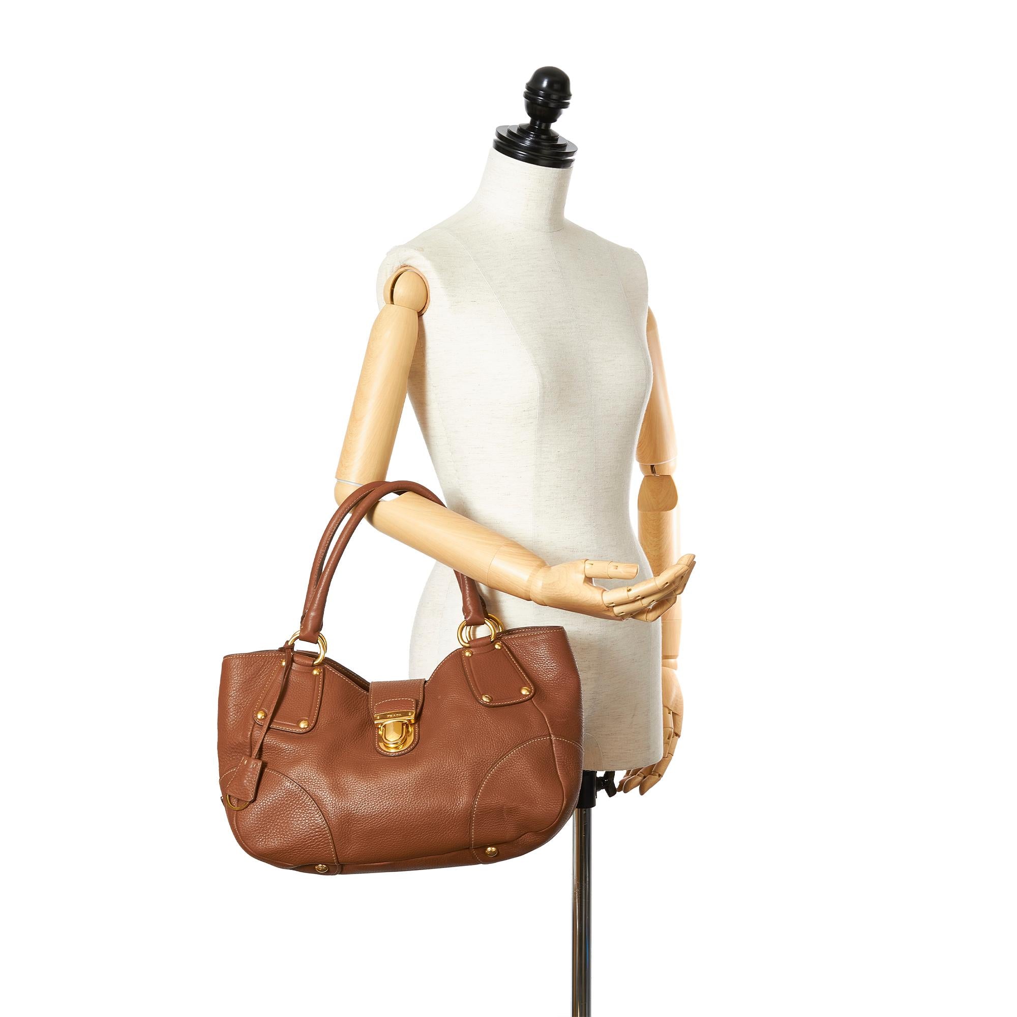 Prada Leather Handbag (SHG-25075)