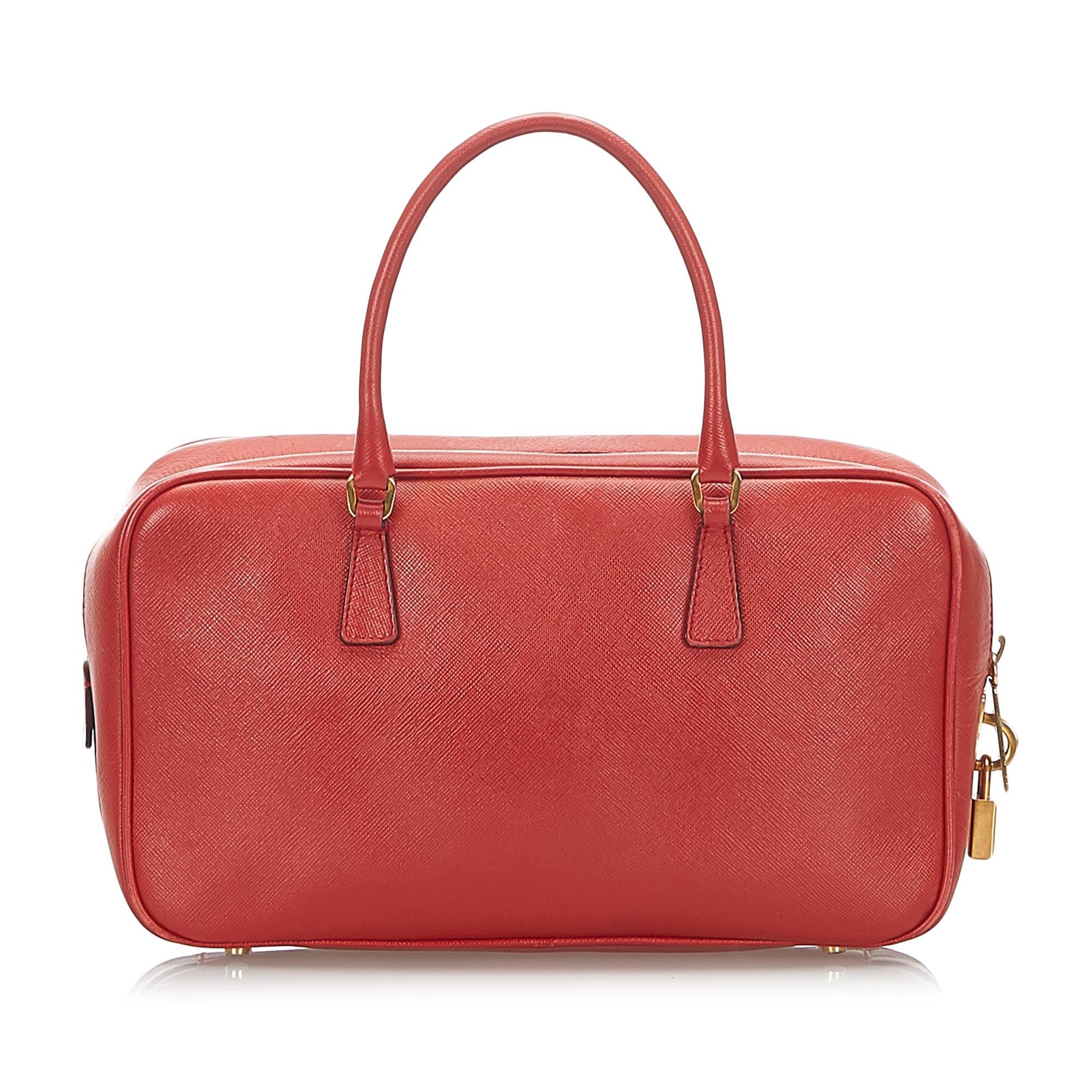 Prada Leather Handbag (SHG-31694)