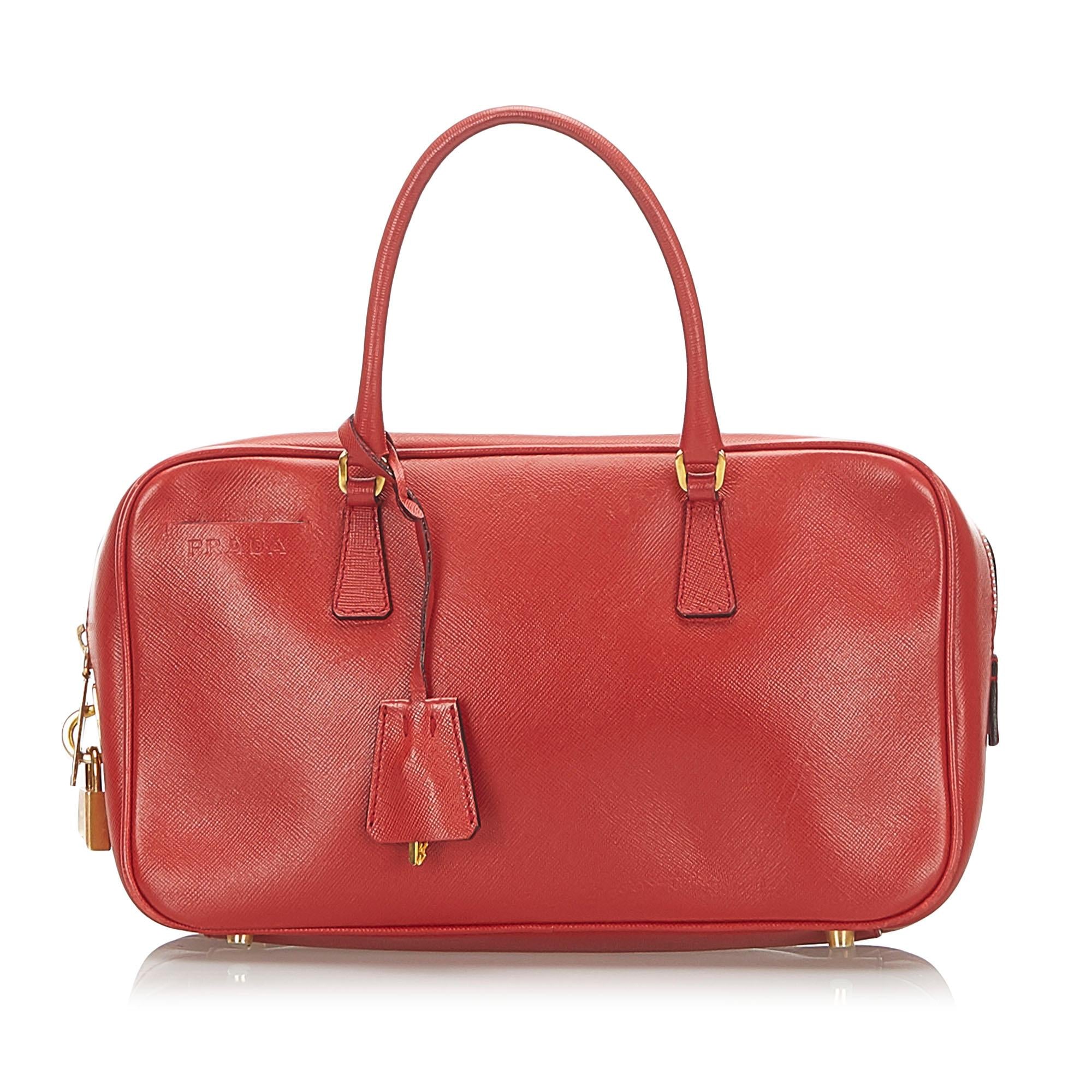 Prada Leather Handbag (SHG-31694)