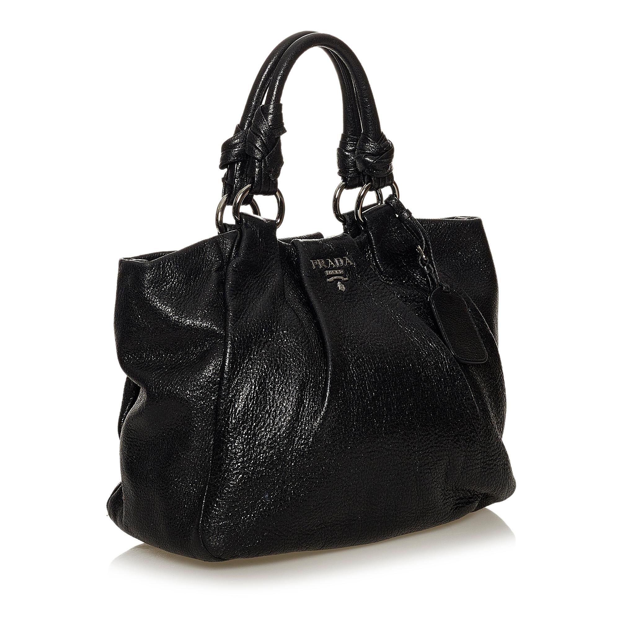 Prada Leather Satchel (SHG-29128)