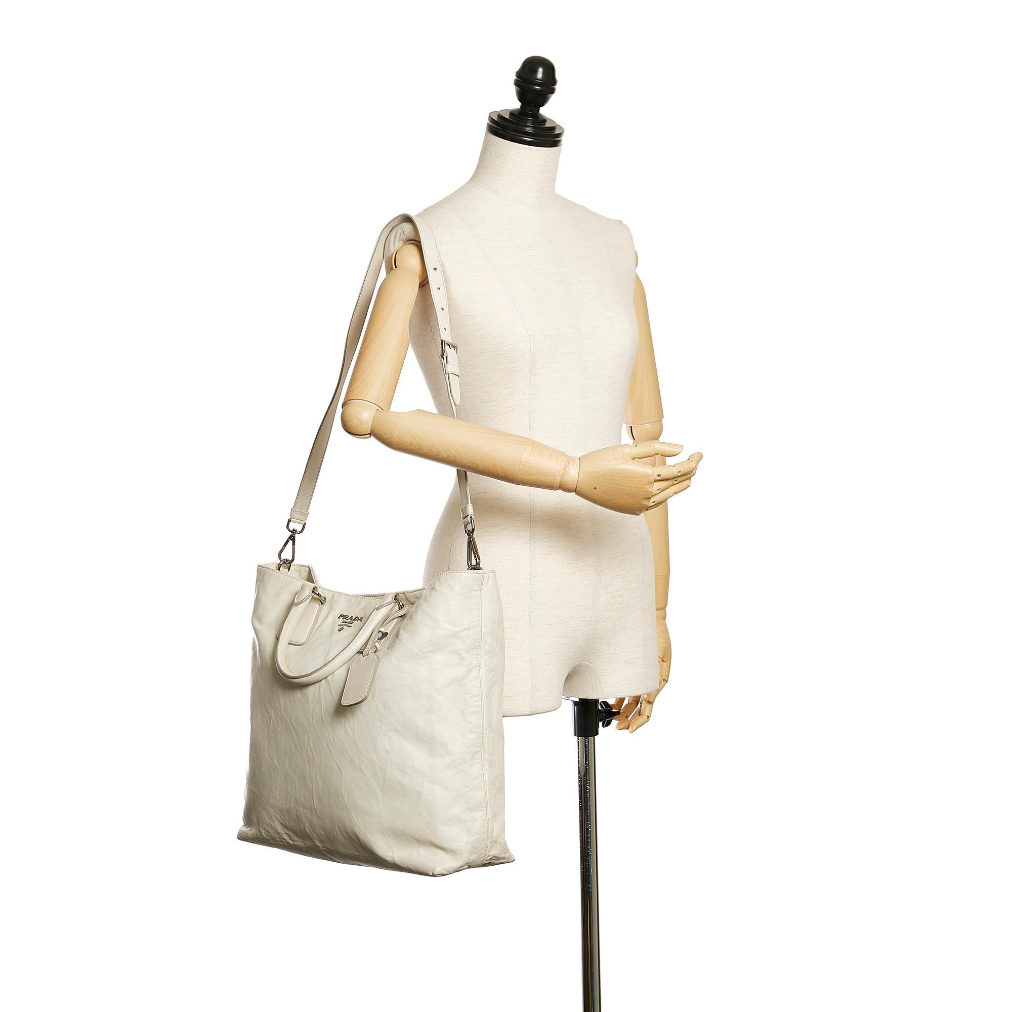 Prada Leather Satchel (SHG-29298)