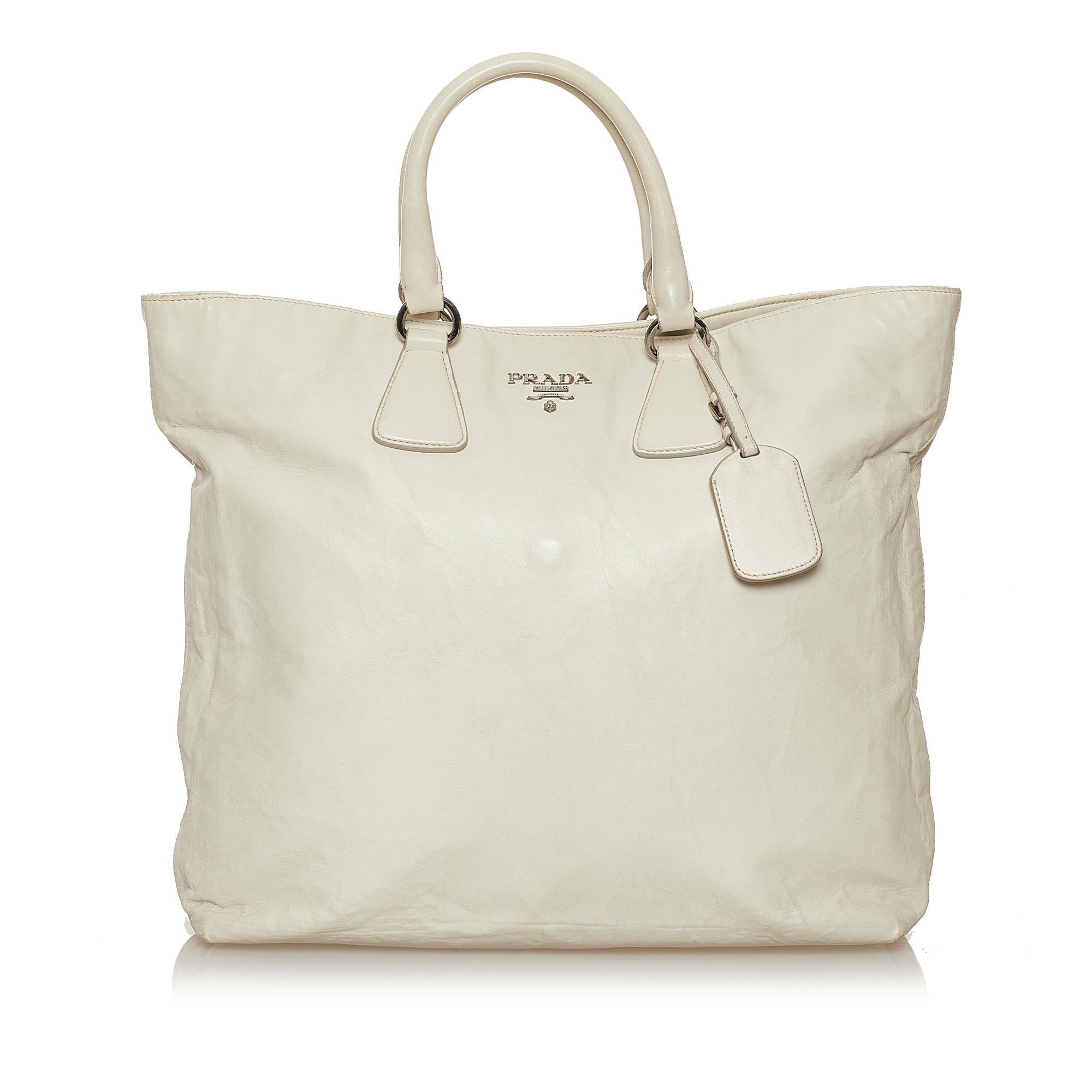 Prada Leather Satchel (SHG-29298)