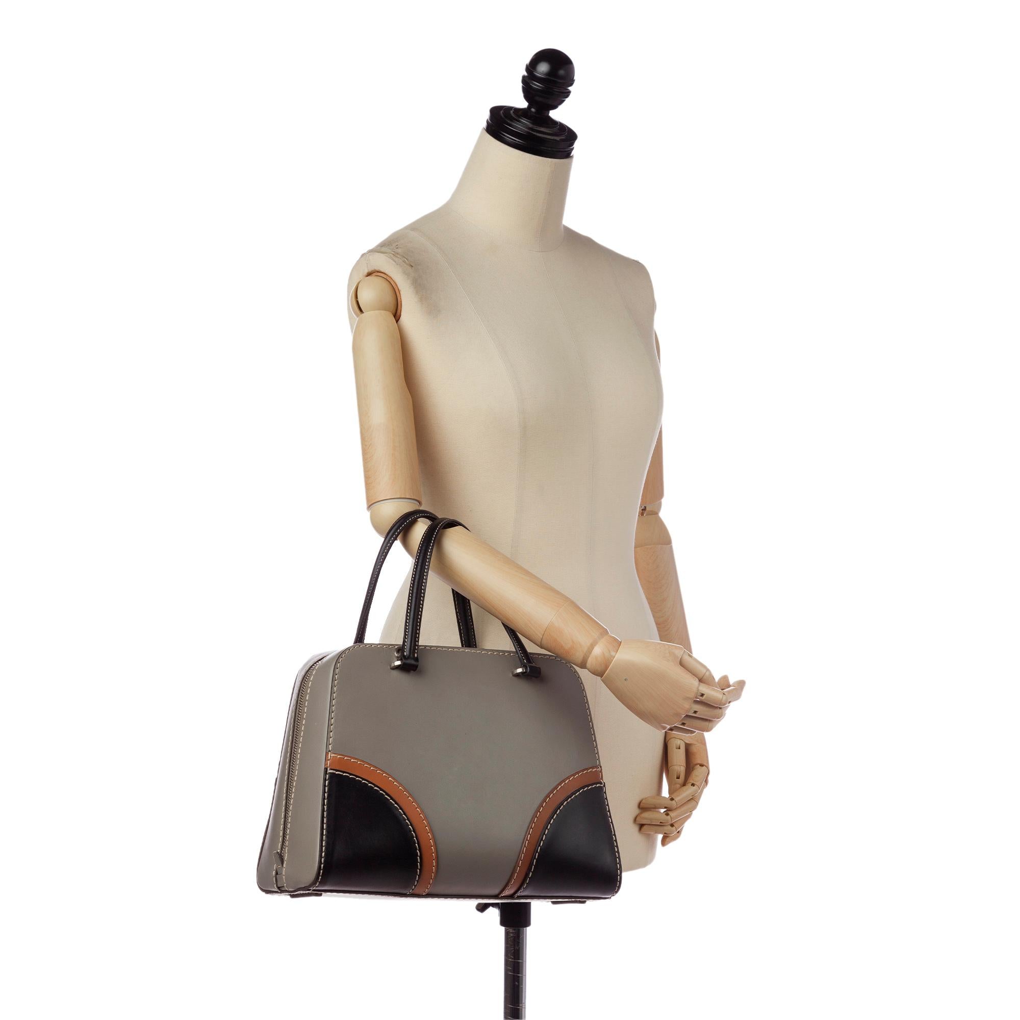 Prada Leather Satchel (SHG-33146)