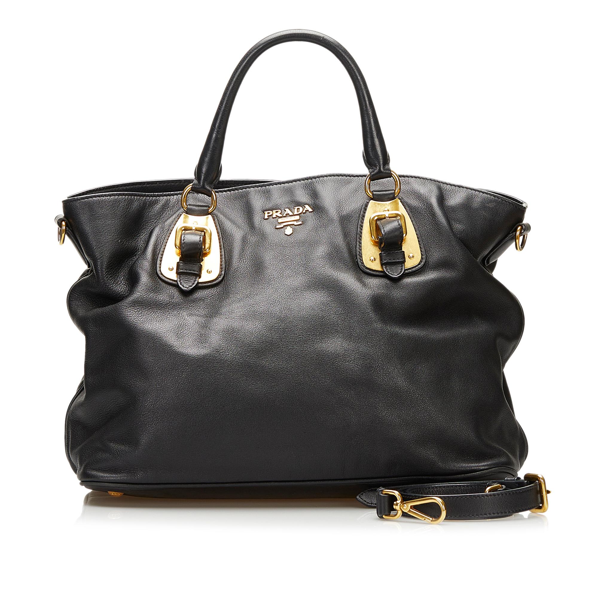 Prada Leather Satchel (SHG-35719)