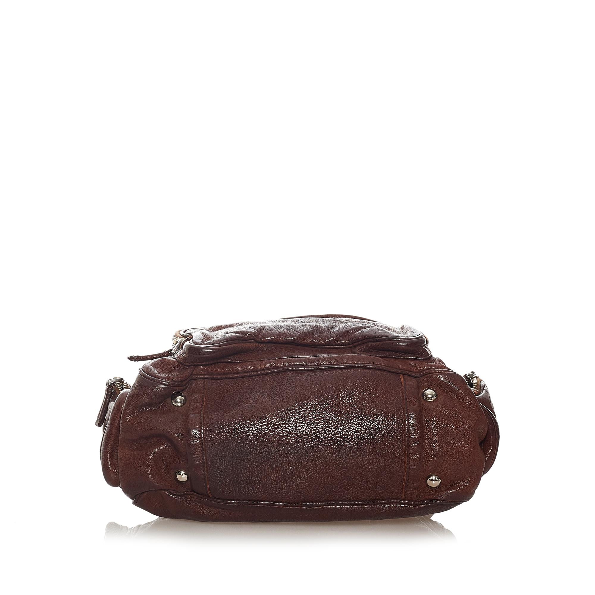 Prada Leather Shoulder Bag (SHG-27307)