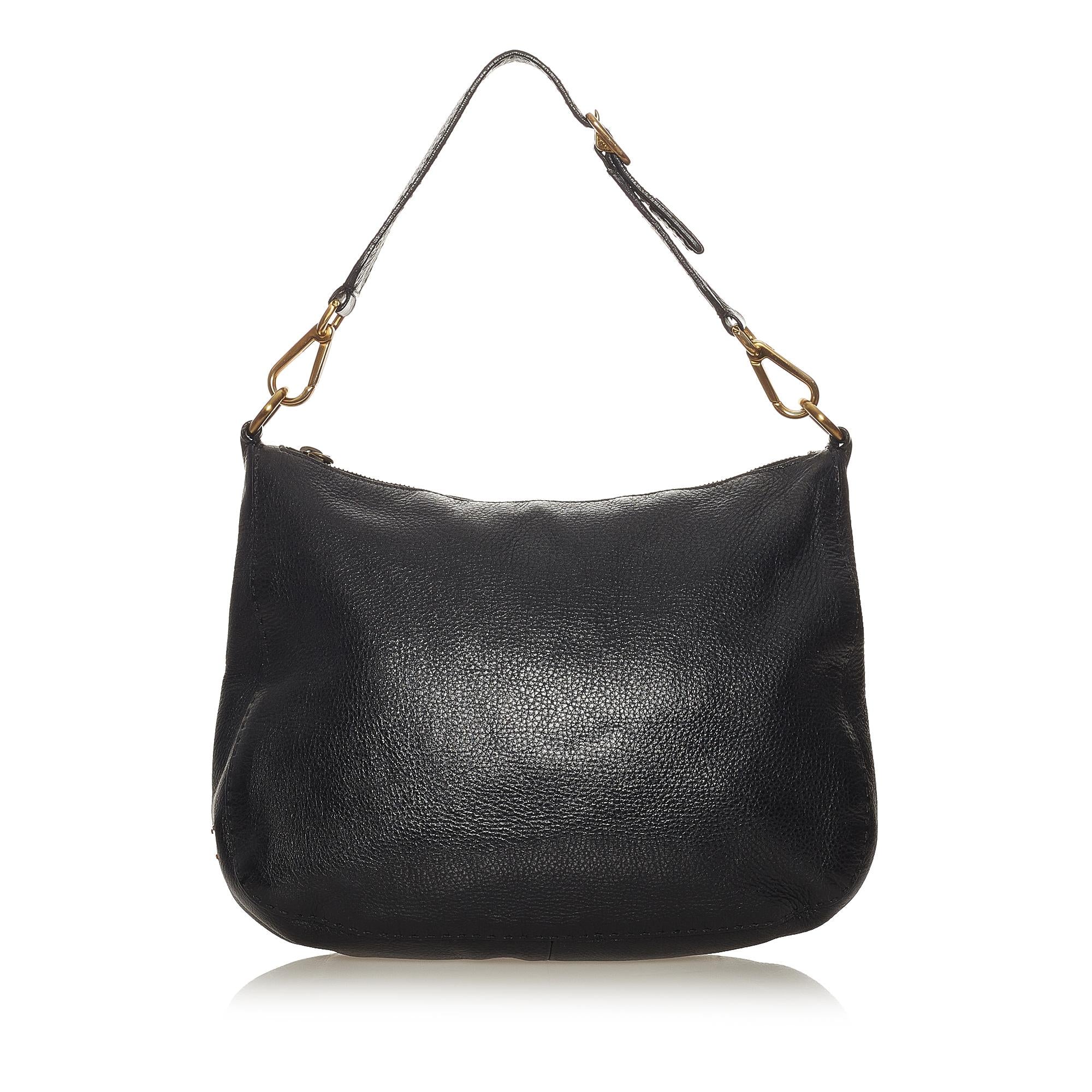 Prada Leather Shoulder Bag (SHG-28036)