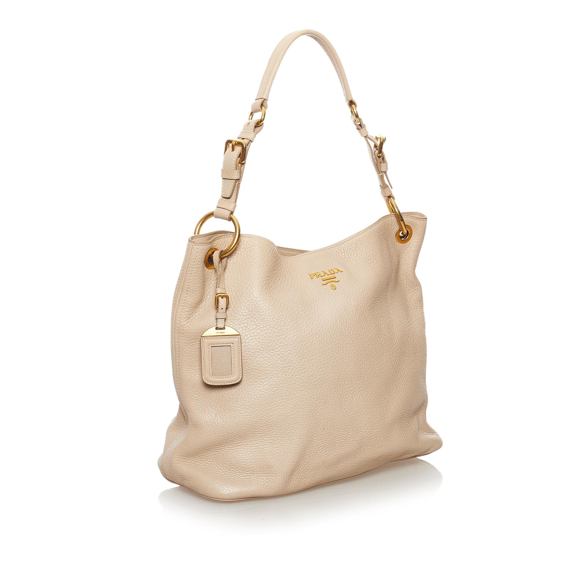 Prada Leather Shoulder Bag (SHG-32805)