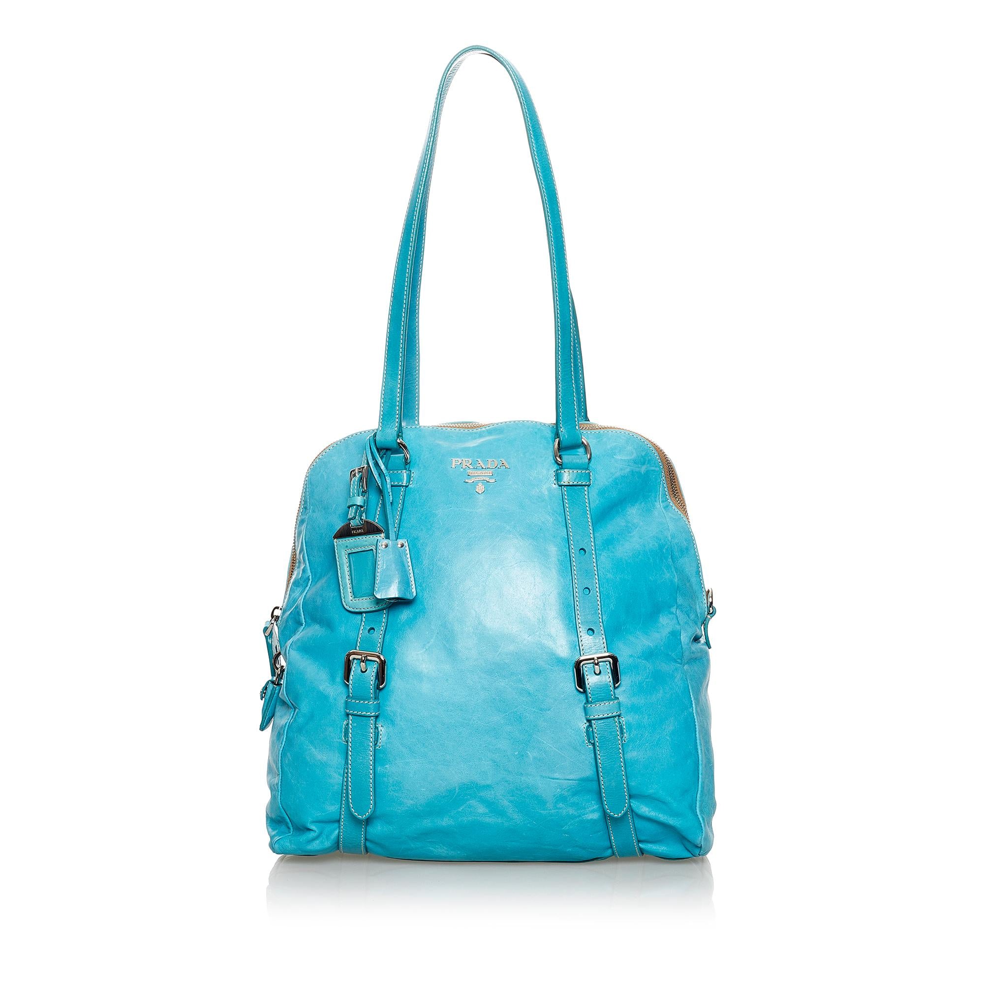 Prada Leather Tote Bag (SHG-36109)