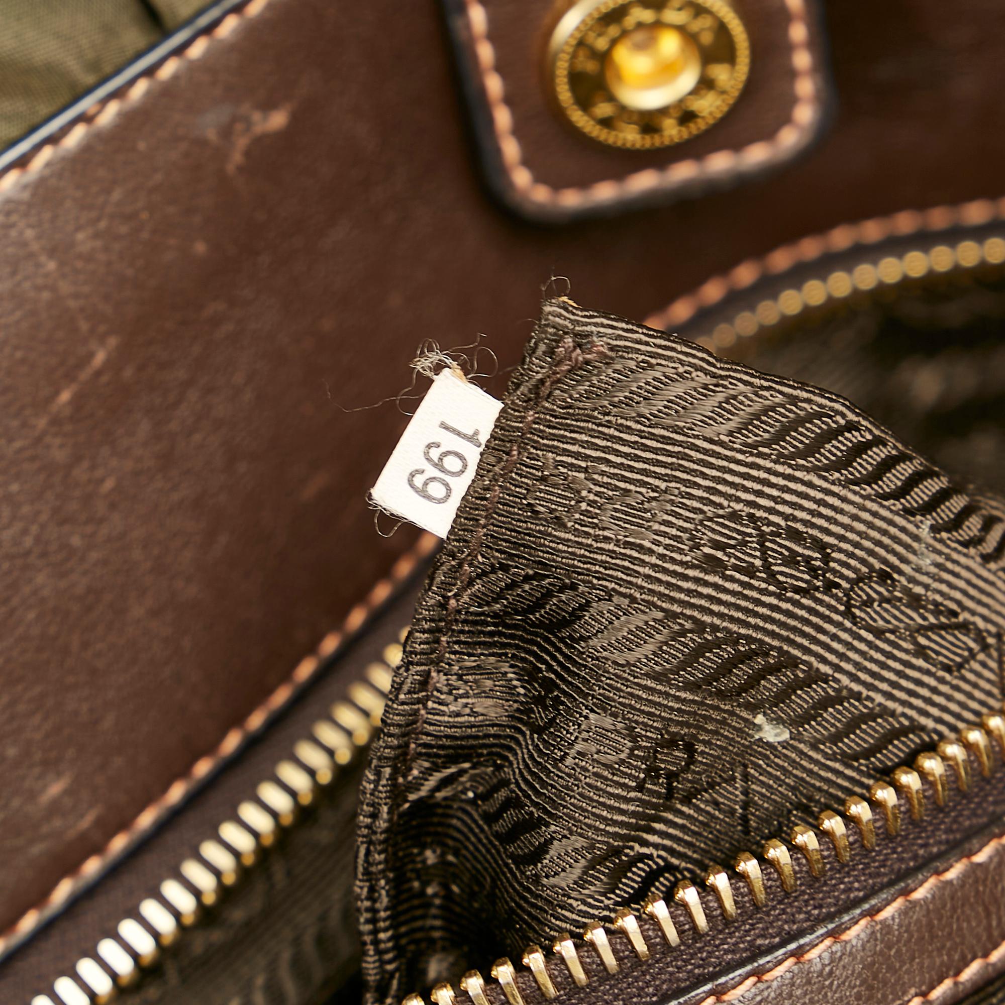 Prada Logo Tessuto Drawstring Tote Bag (SHG-25209)