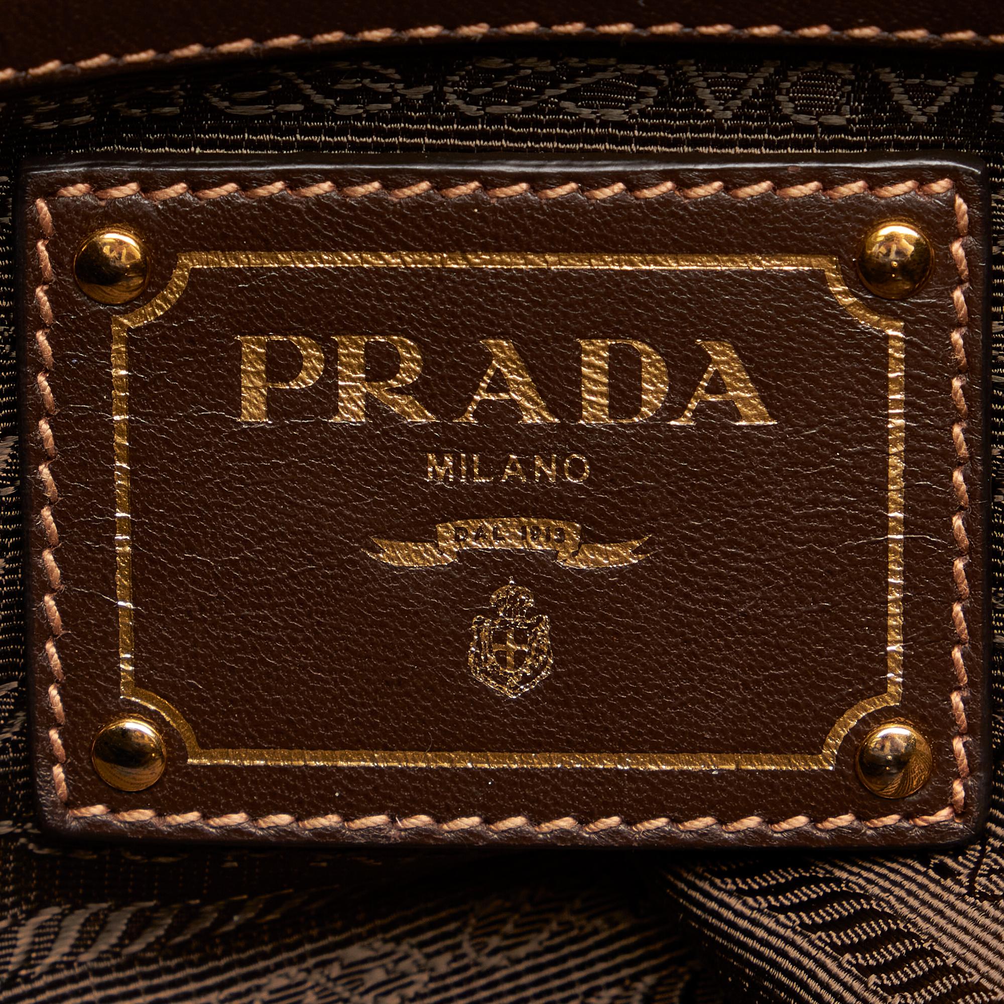Prada Logo Tessuto Drawstring Tote Bag (SHG-27606)