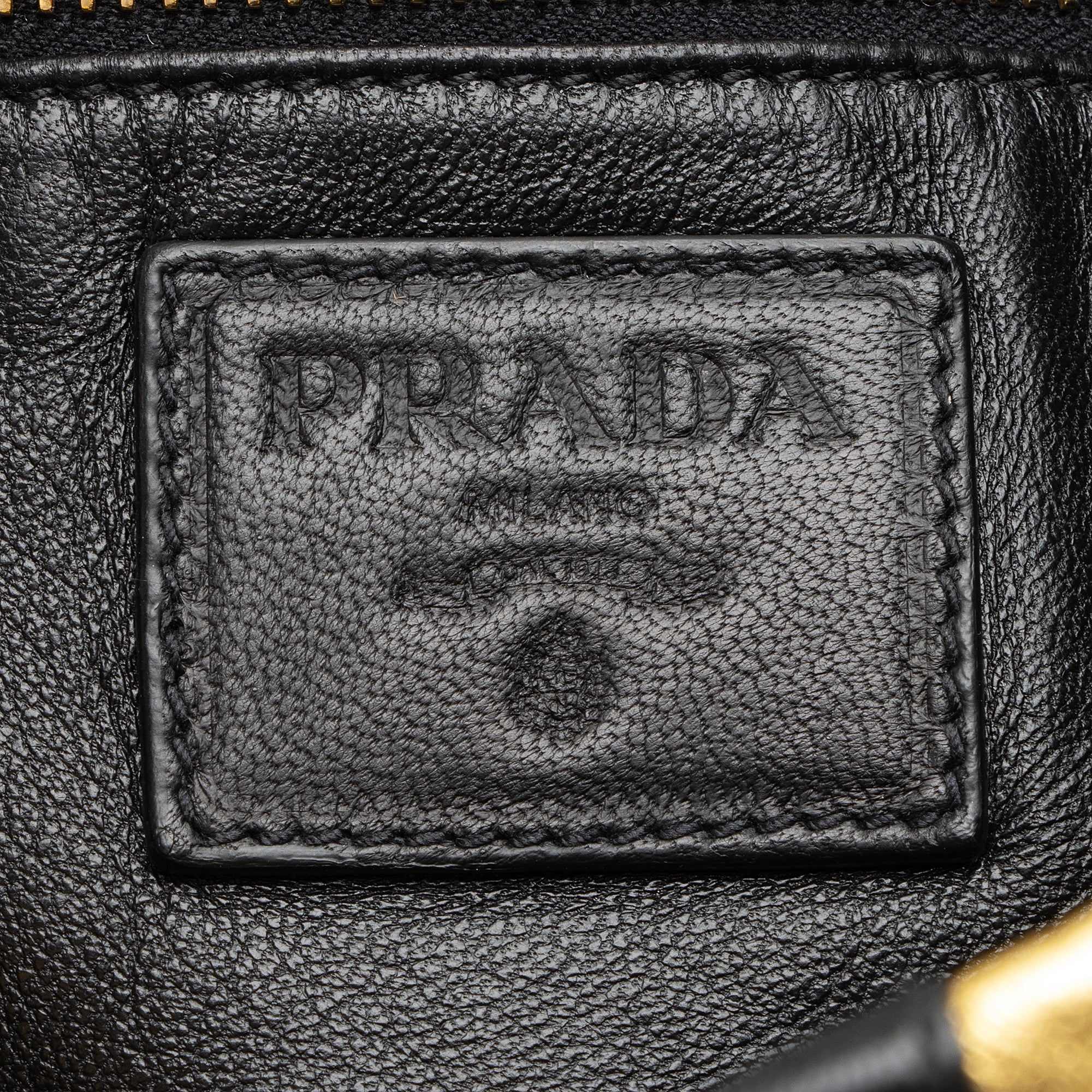 Prada Metallic Nappa Waves Medium Shoulder Bag (SHF-23173)