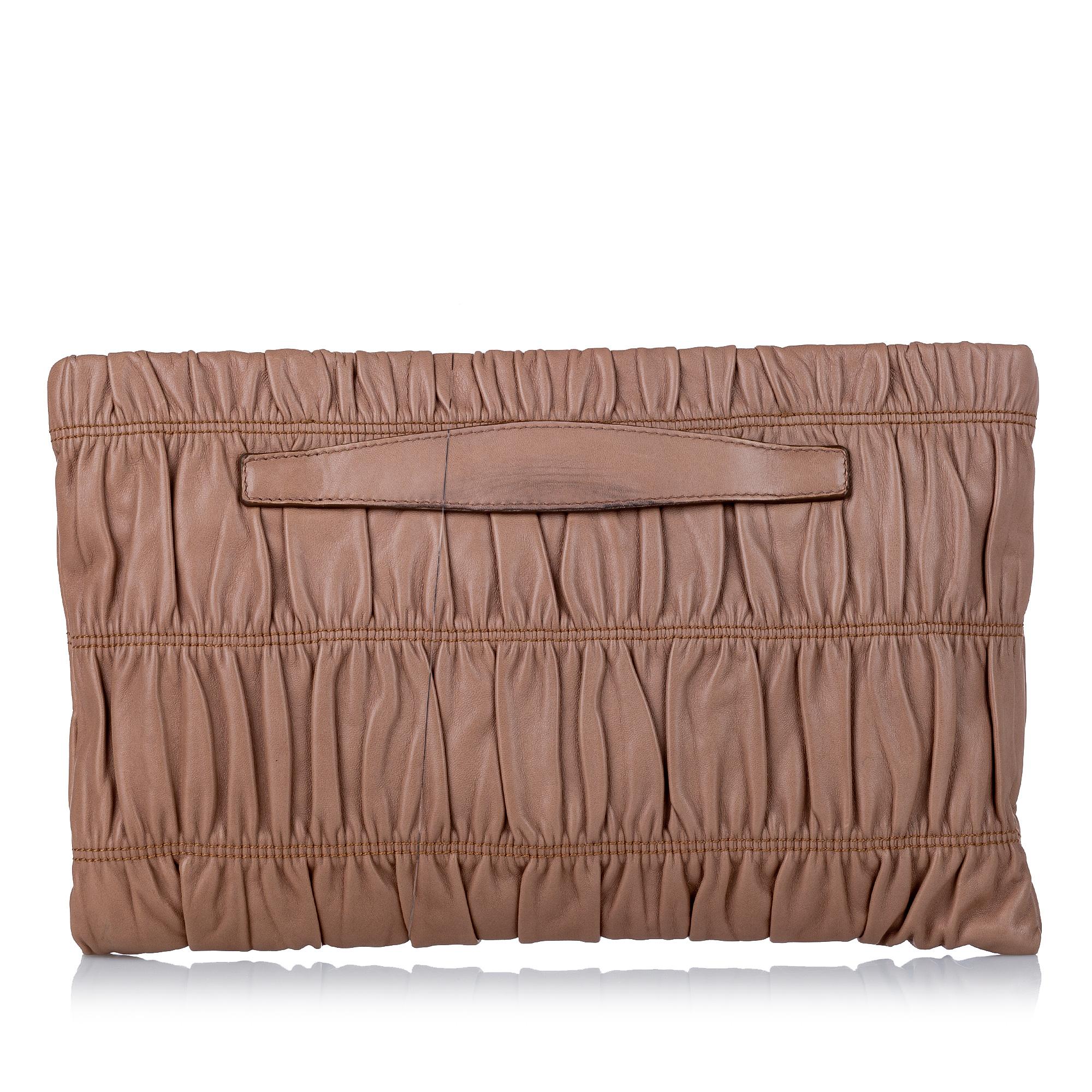 Prada Nappa Gaufre Clutch Bag (SHG-29290)
