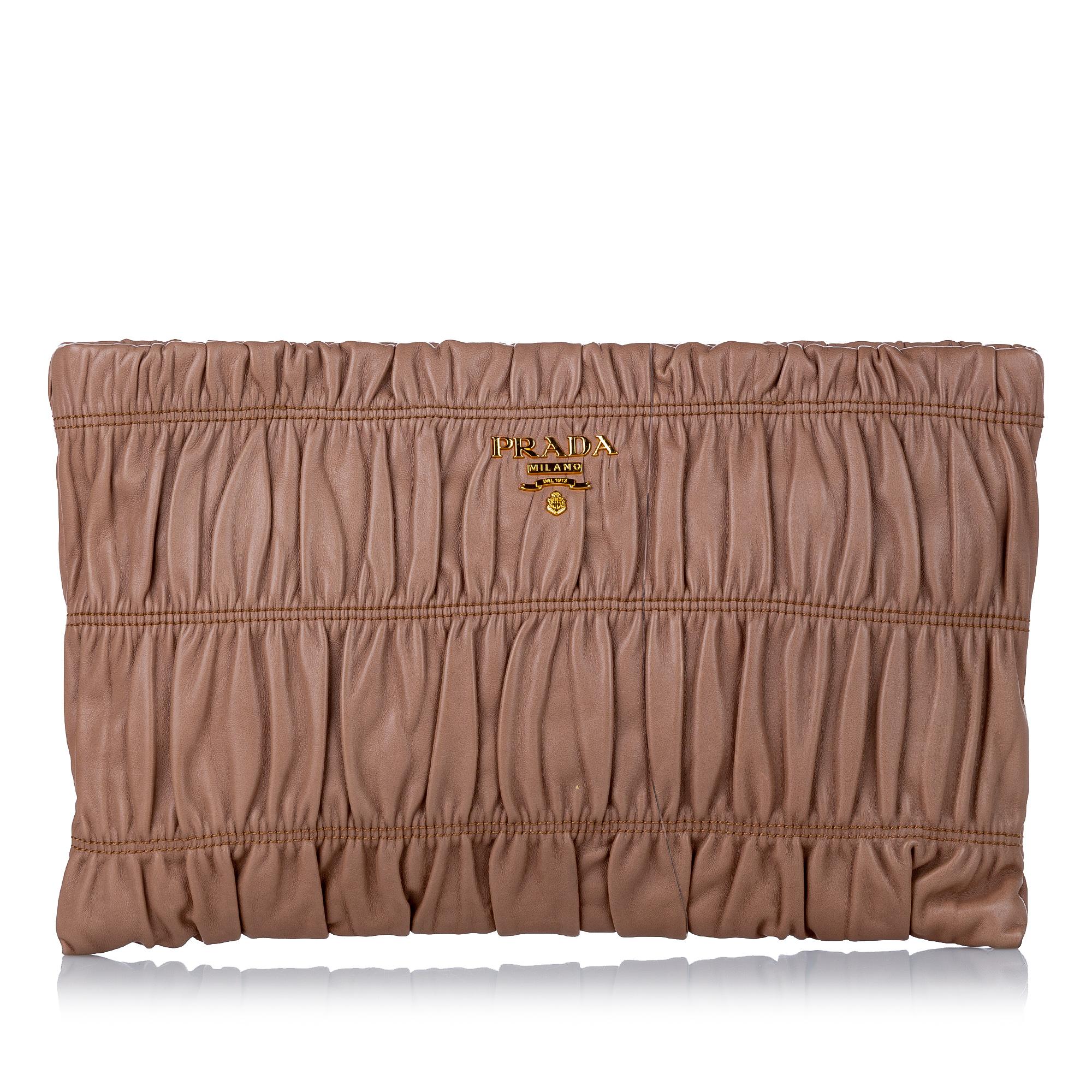 Prada Nappa Gaufre Clutch Bag (SHG-29290)