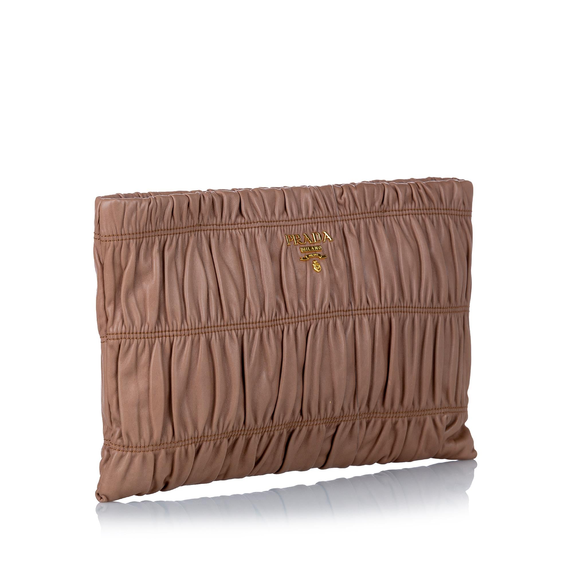 Prada Nappa Gaufre Clutch Bag (SHG-29290)