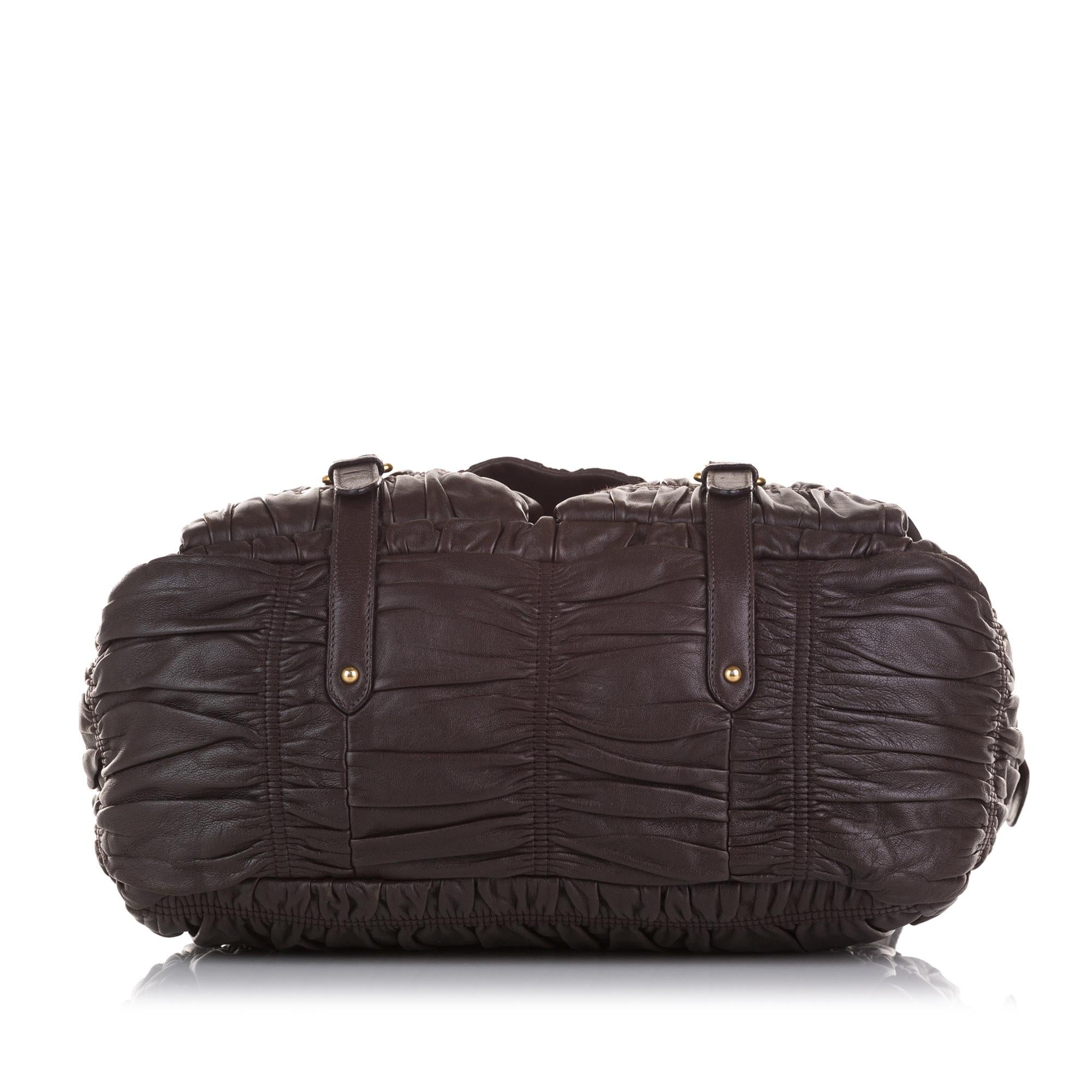 Prada Nappa Gaufre Messenger Bag (SHG-36973)