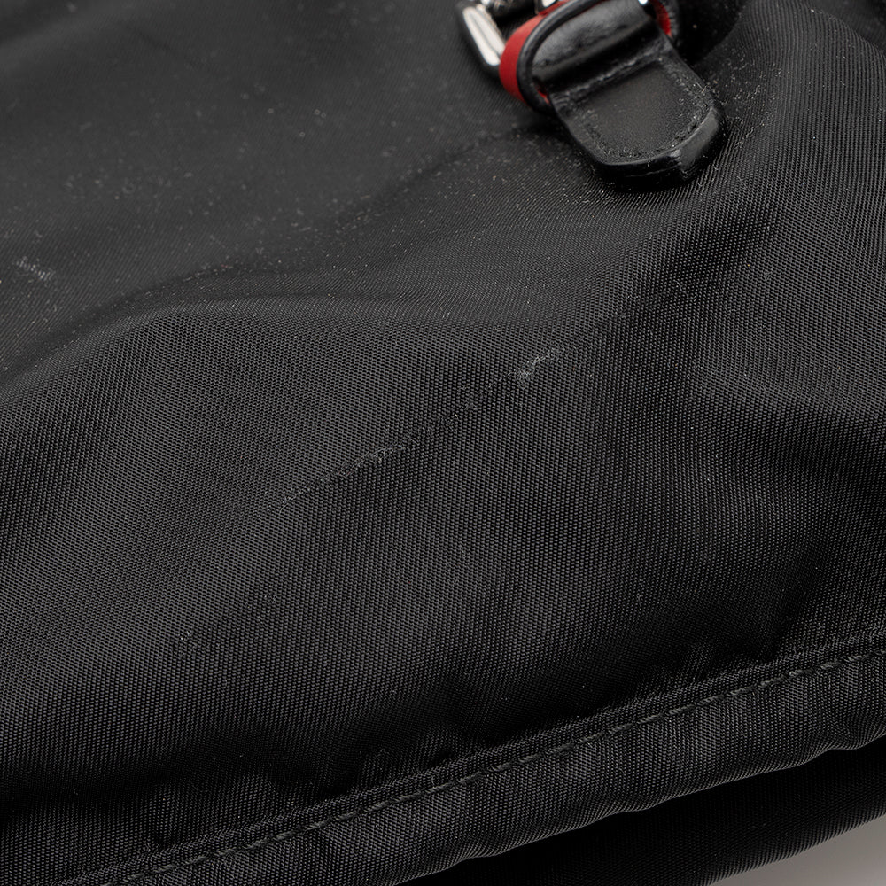 Prada New Vela Studded Messenger Bag - FINAL SALE (SHF-21531)