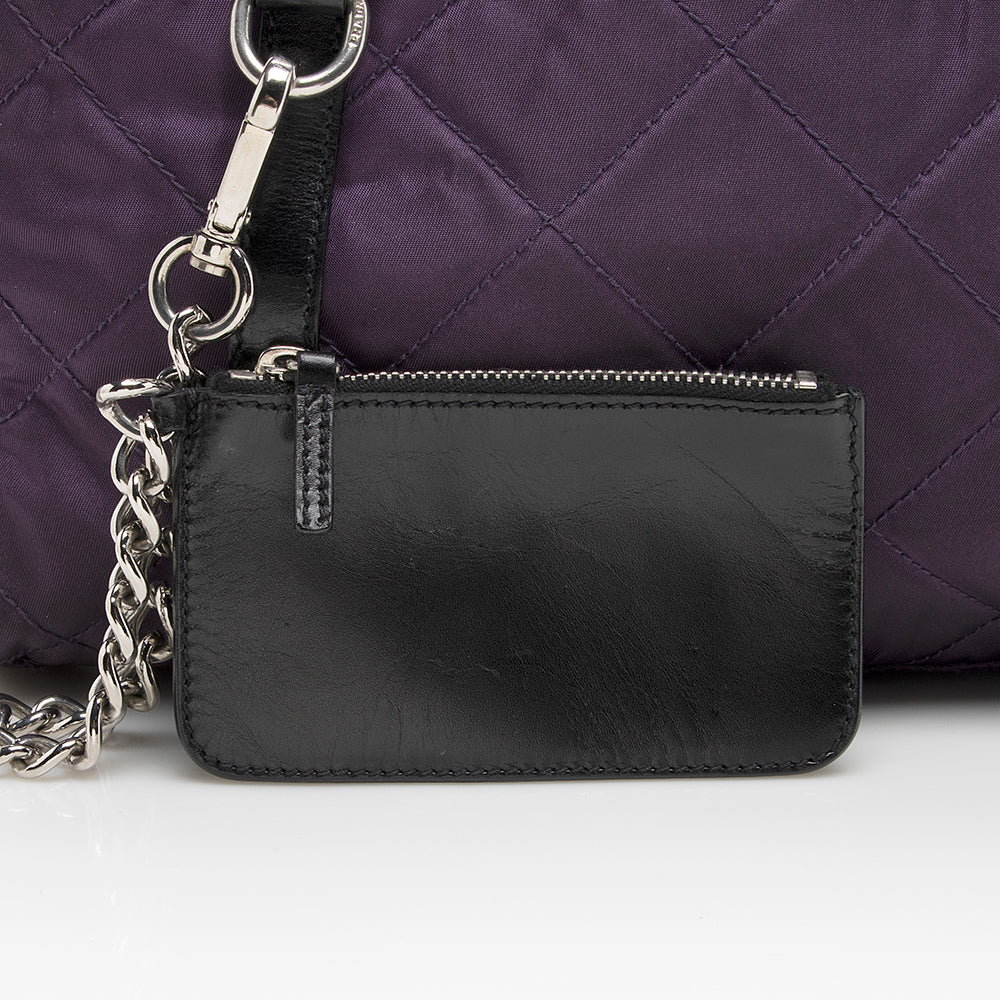 Prada Quilted Tessuto Shoulder Bag (SHF-18583)