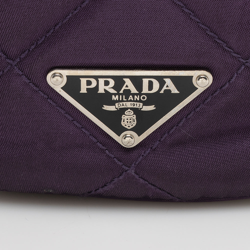 Prada Quilted Tessuto Shoulder Bag (SHF-18583)