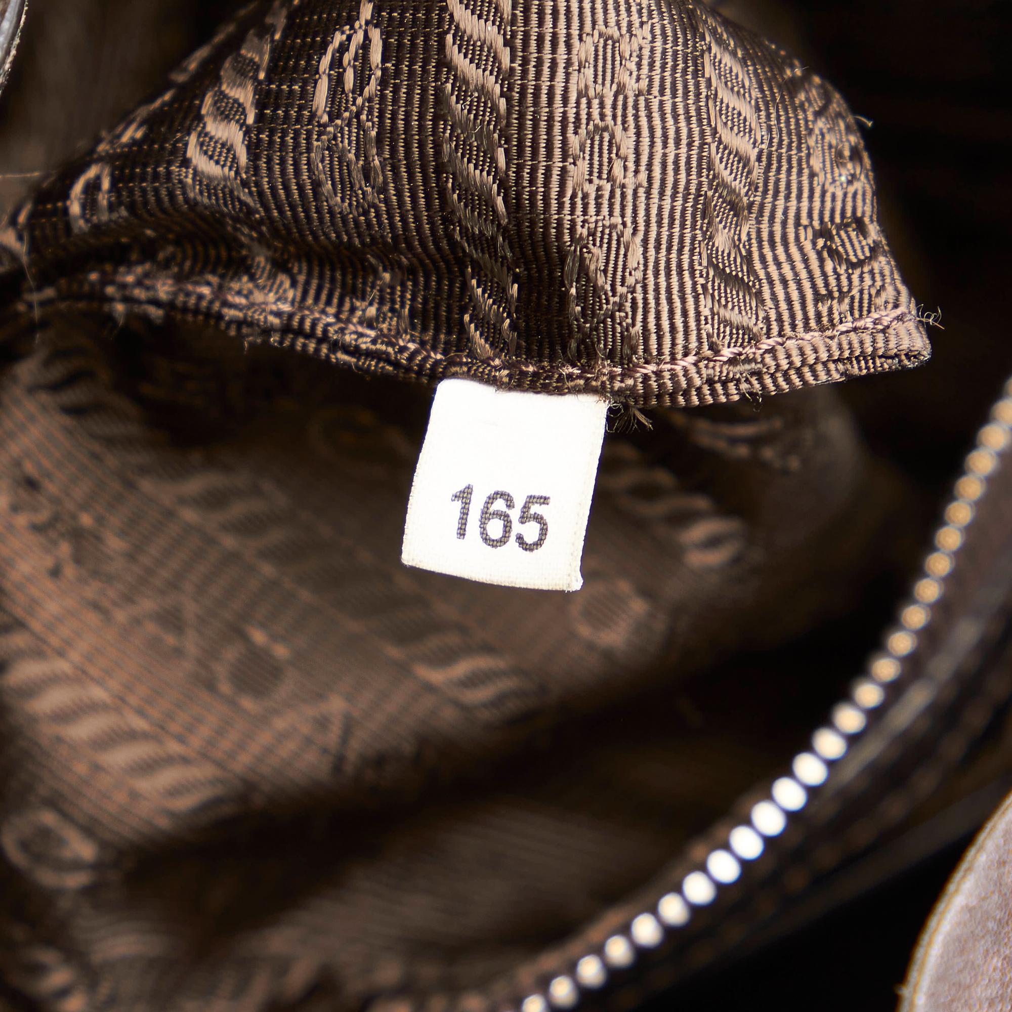 Prada Ruffled Leather Tote Bag (SHG-28483)