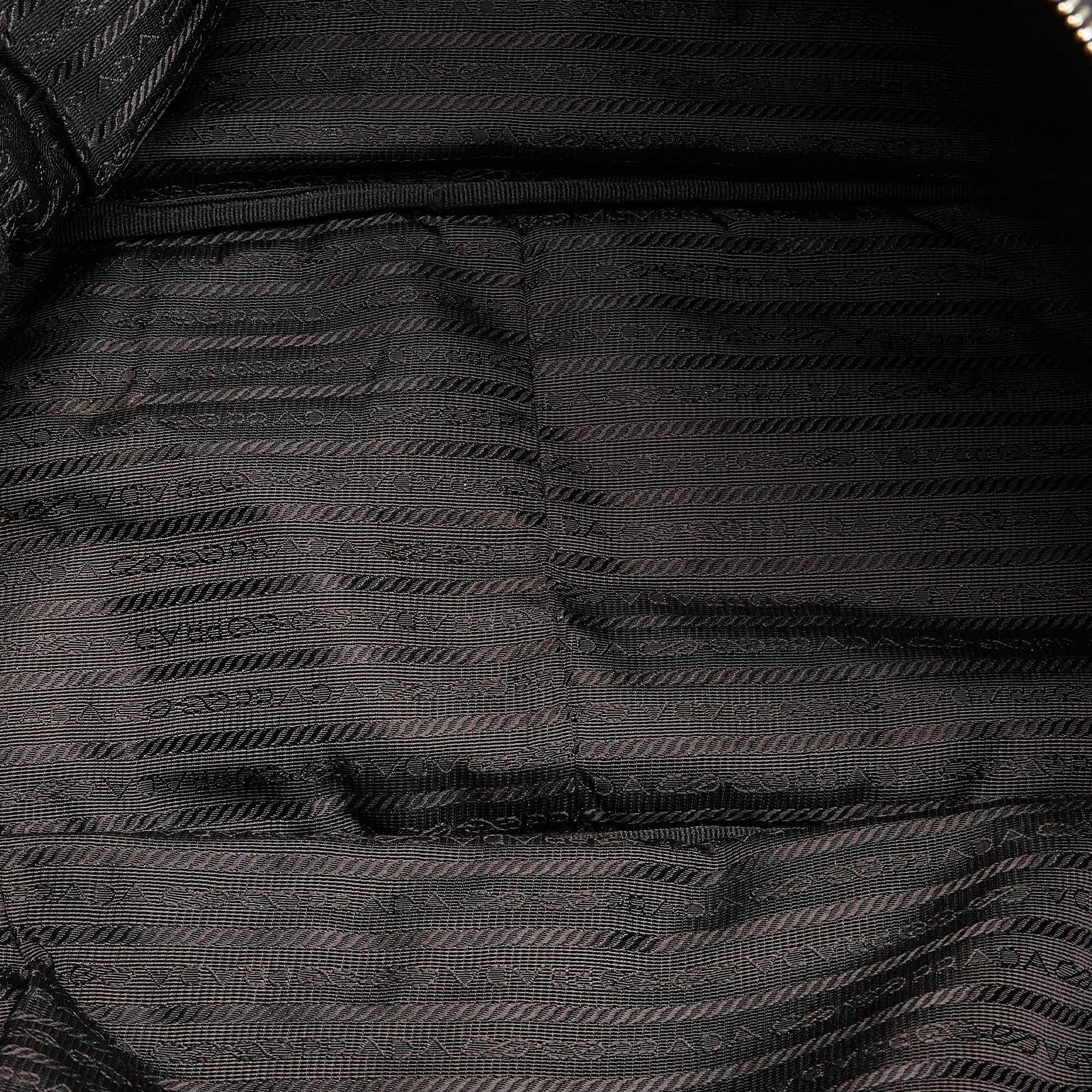 Prada Ruffled Tessuto Handbag (SHG-27414)