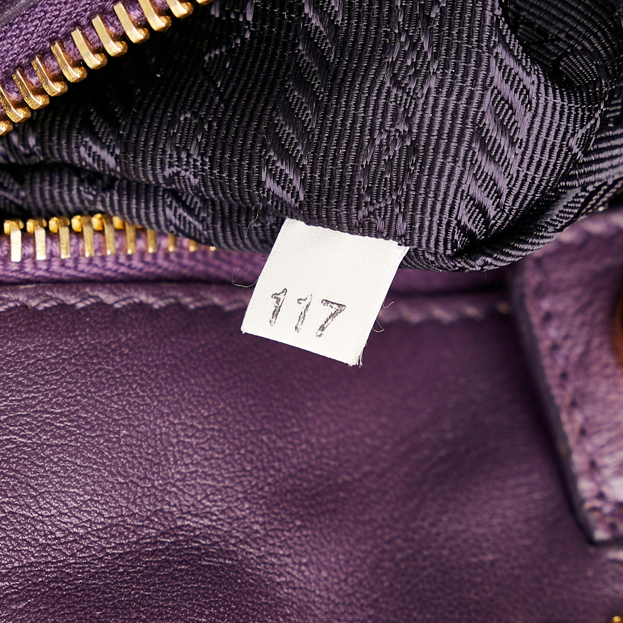 Prada Ruffled Tessuto Tote Bag (SHG-27502)