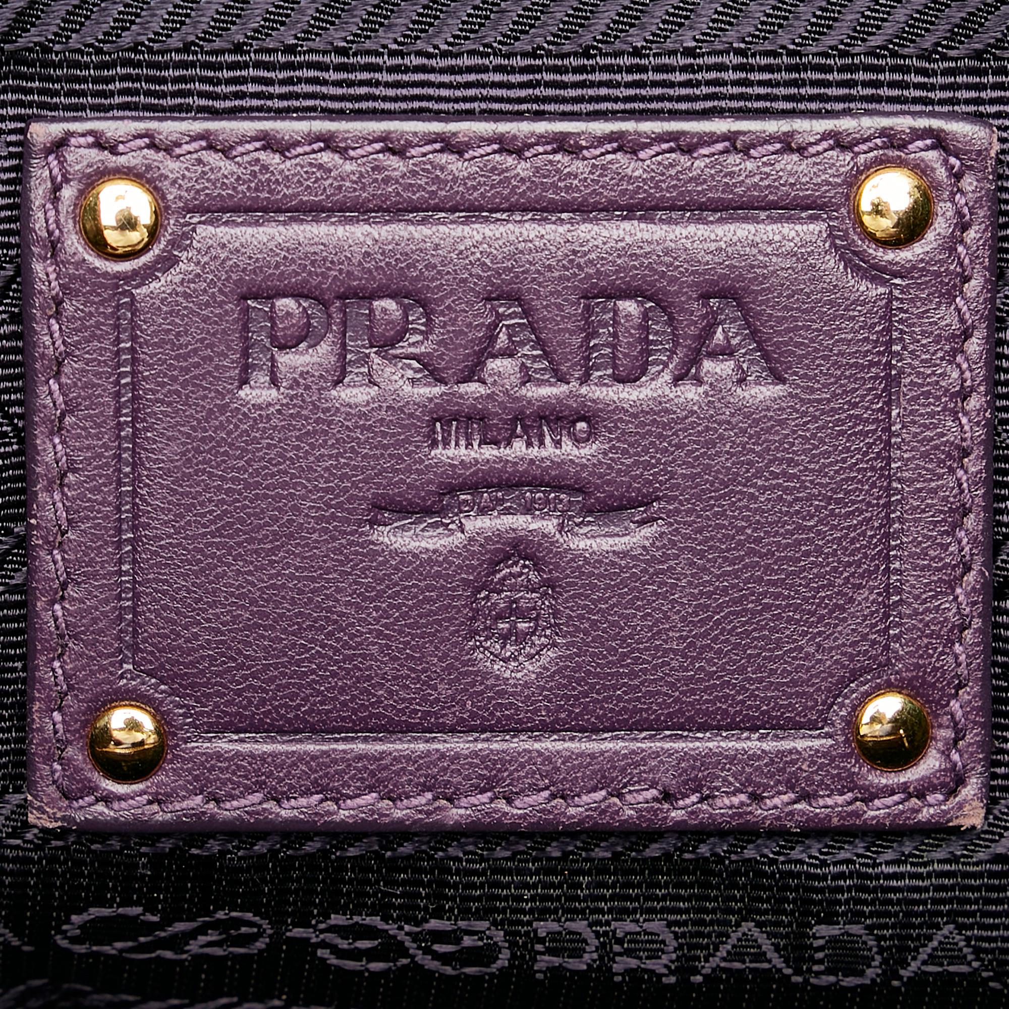 Prada Ruffled Tessuto Tote Bag (SHG-27502)