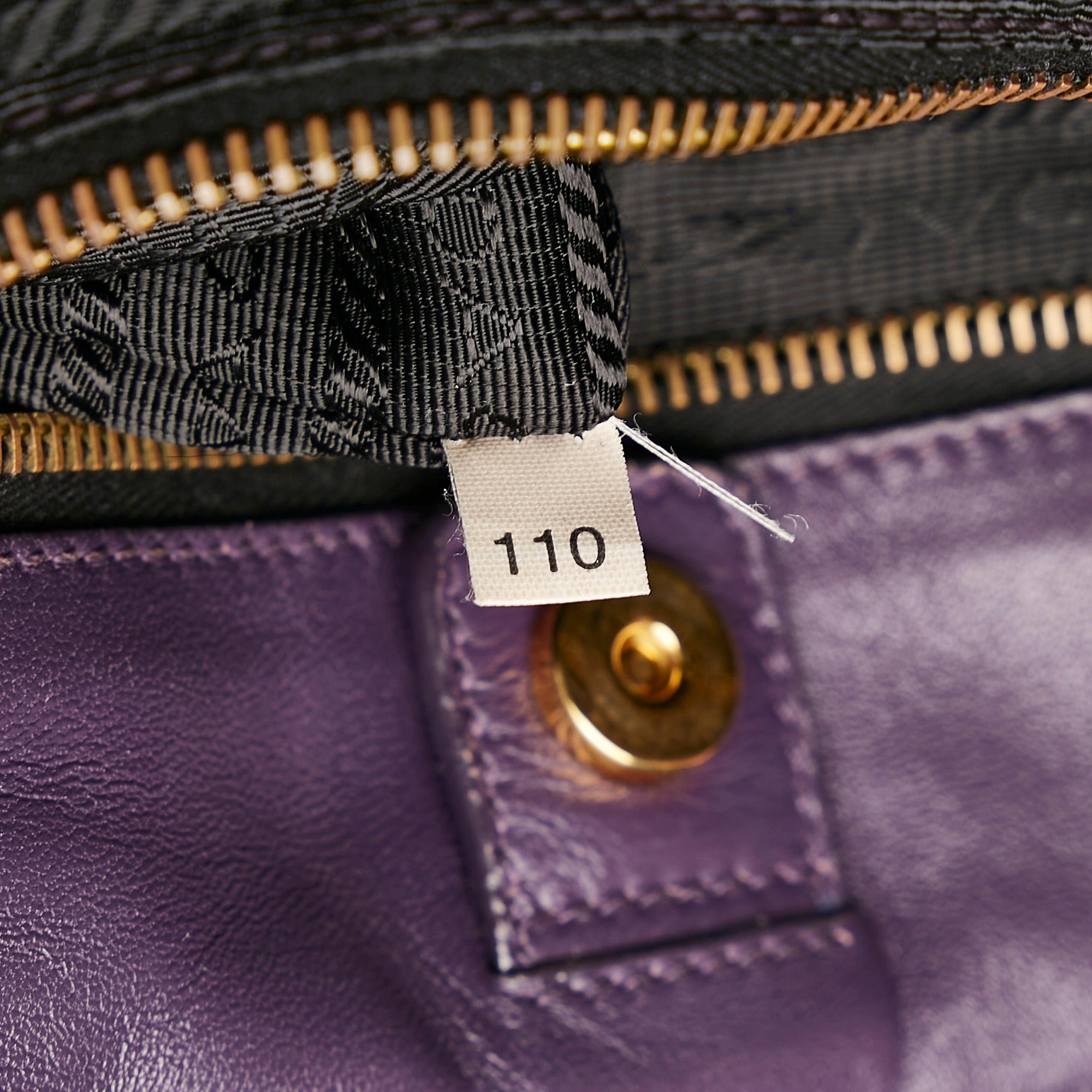 Prada Ruffled Tessuto Tote Bag (SHG-29363)