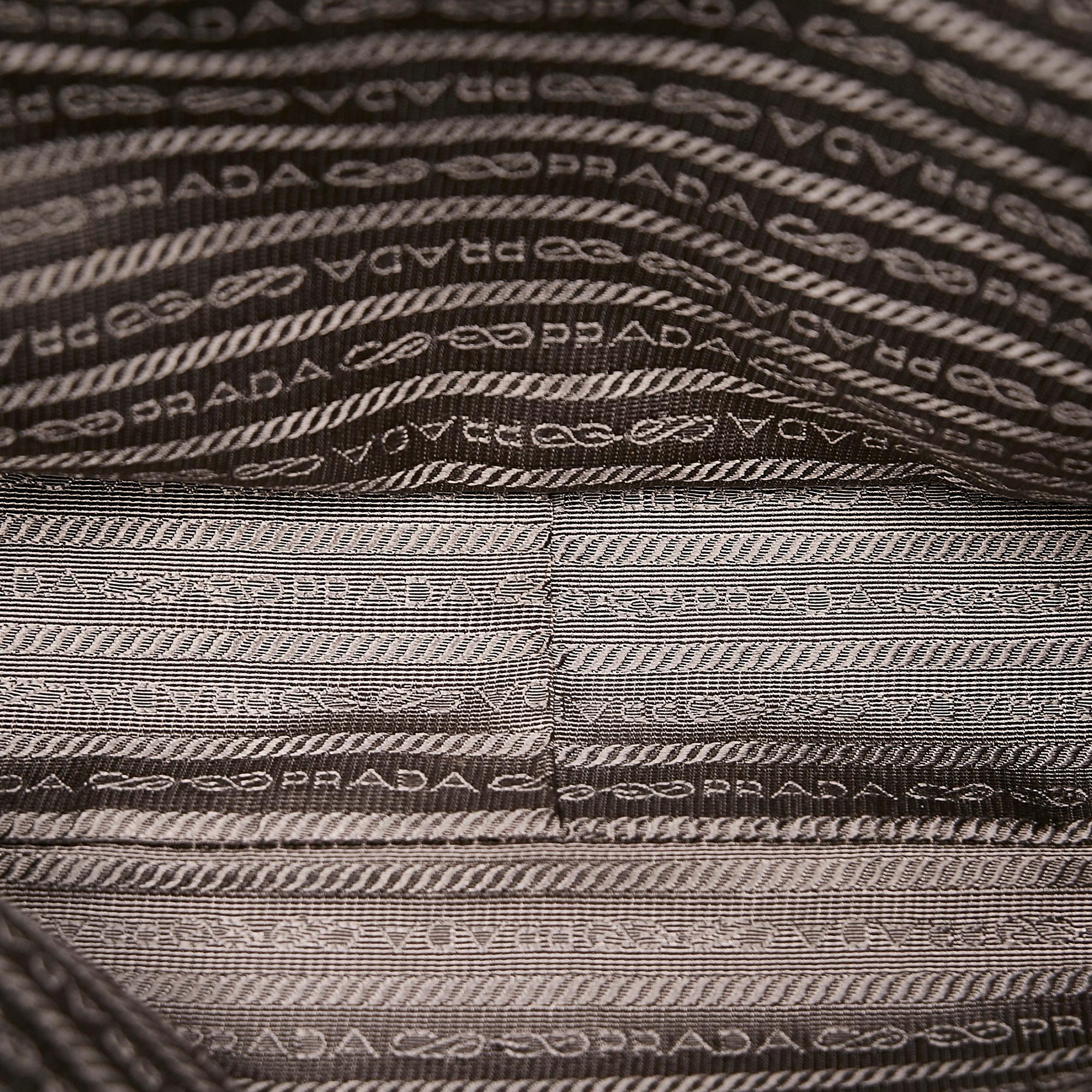 Prada Saffiano Bauletto Shoulder Bag (SHG-29087)