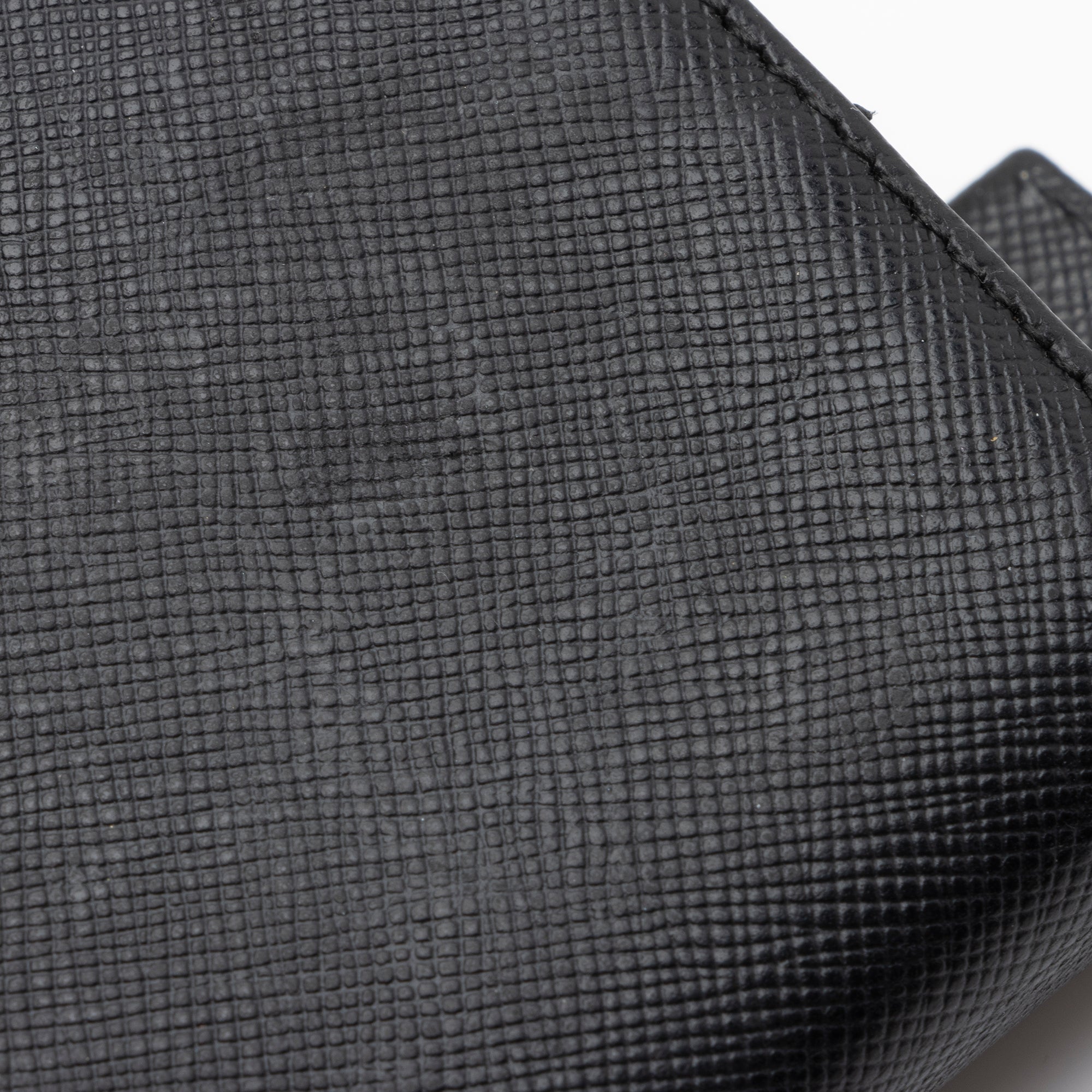 Prada Saffiano Compact Bi-Fold Zip Around Wallet (SHF-nBBc8D)