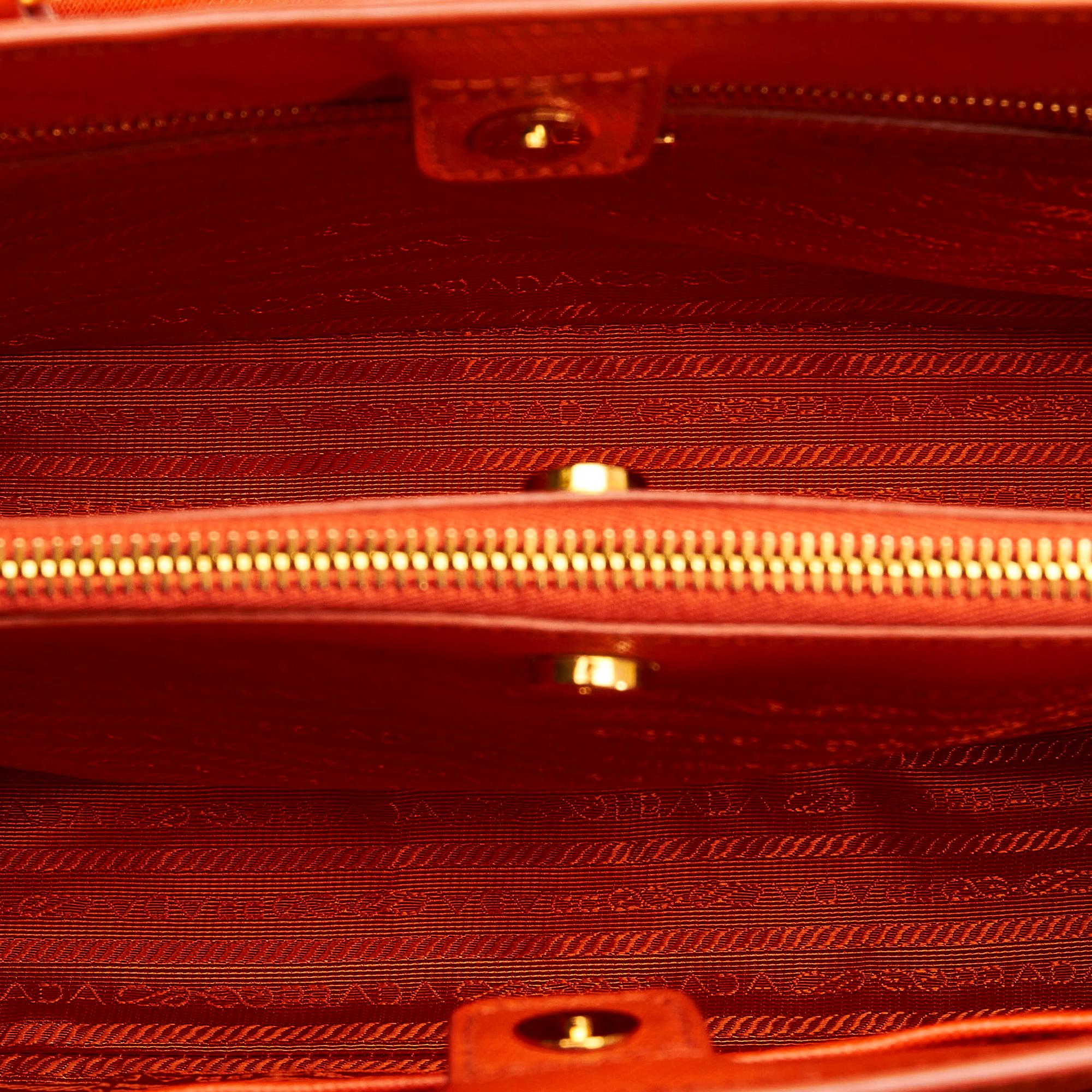 Prada Saffiano Galleria Satchel (SHG-27740)