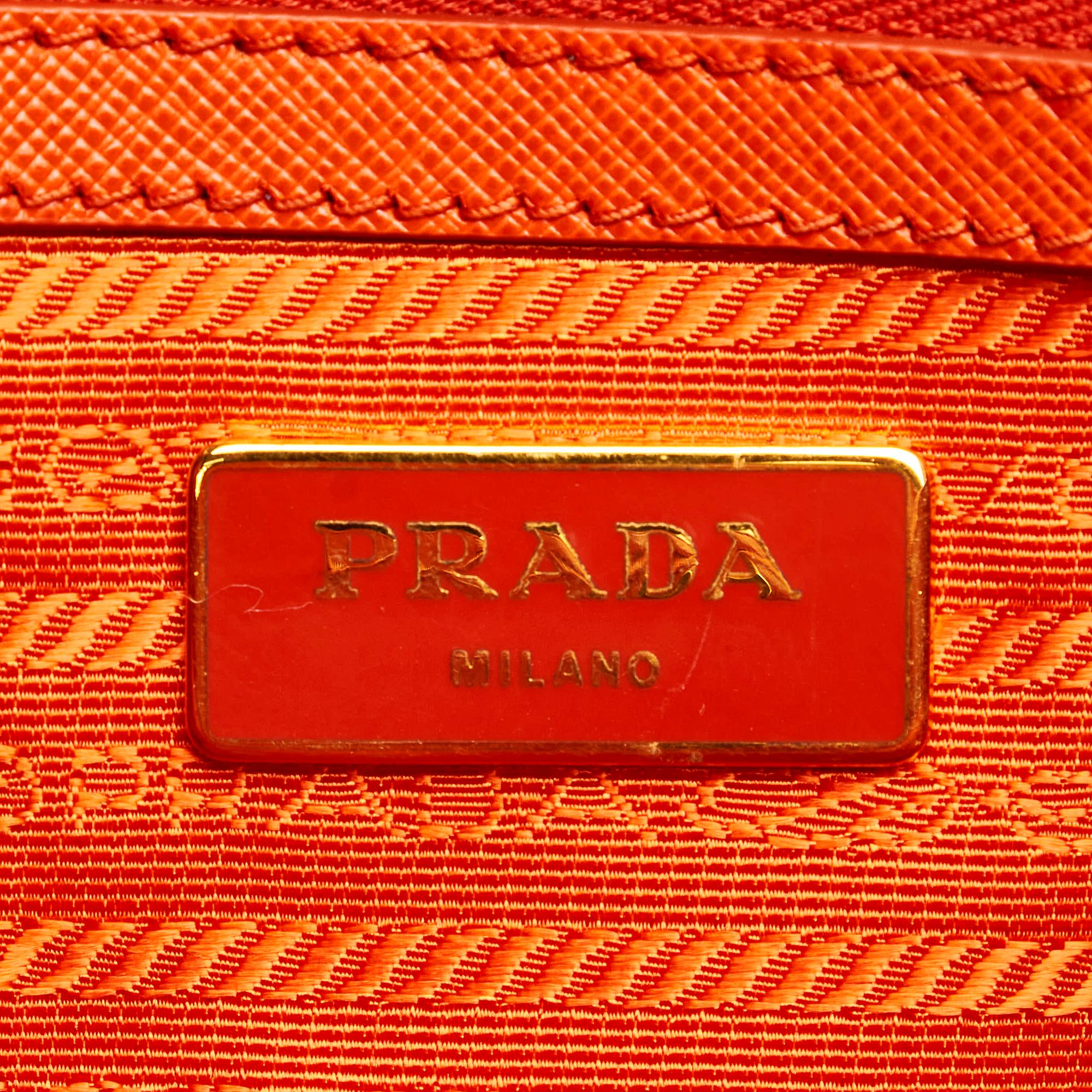 Prada Saffiano Galleria Satchel (SHG-27740)